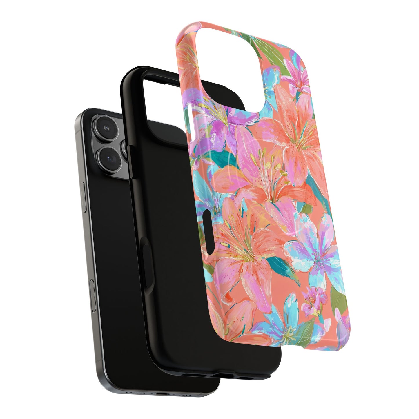 Coral Floral Burst - MagSafe