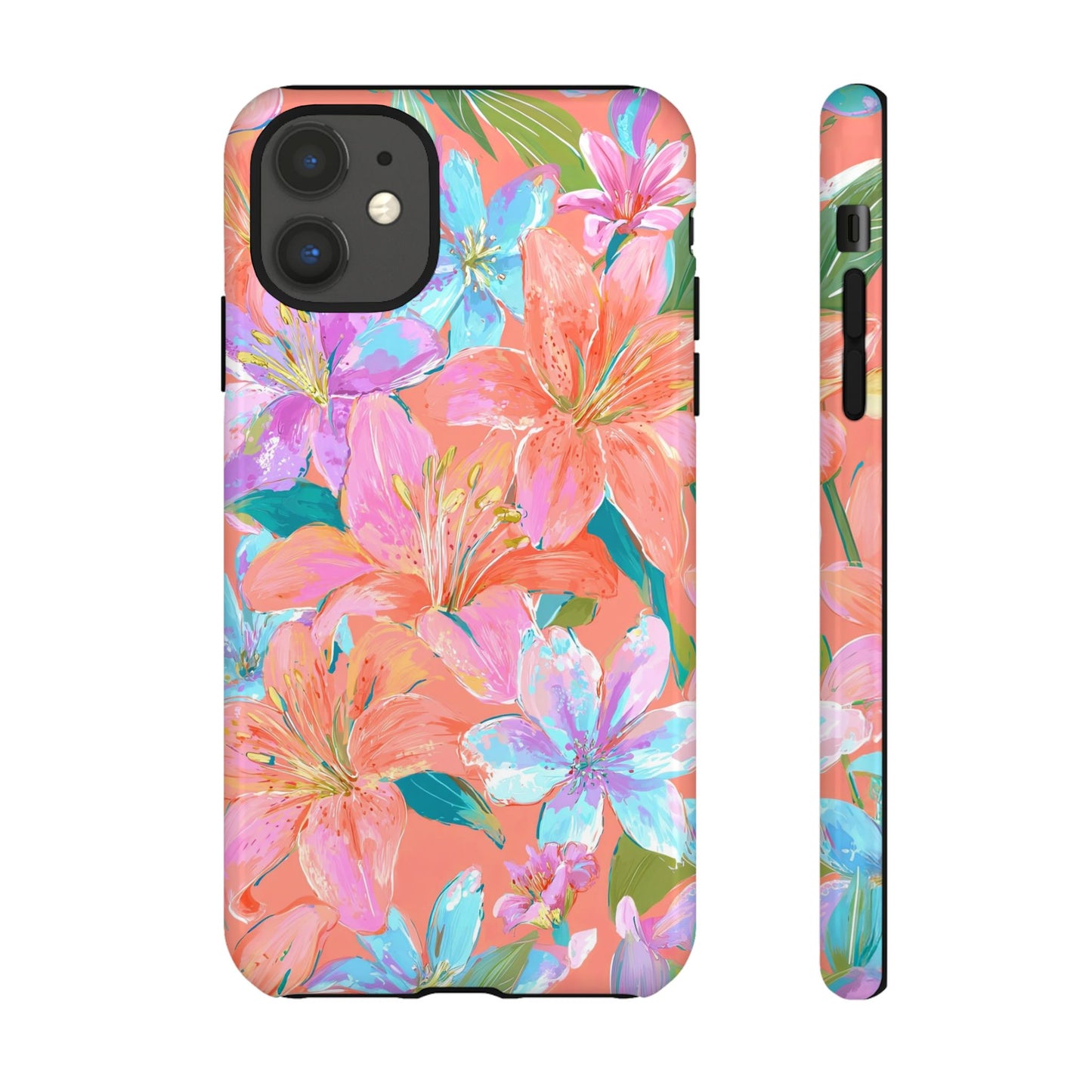 Coral Floral Burst
