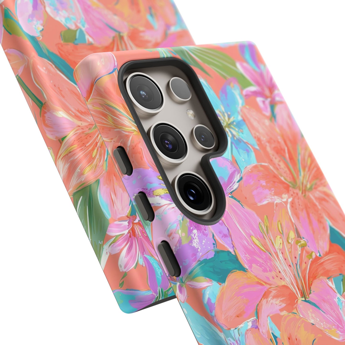 Coral Floral Burst