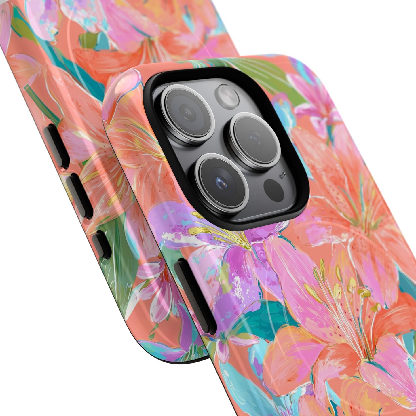 Coral Floral Burst - MagSafe