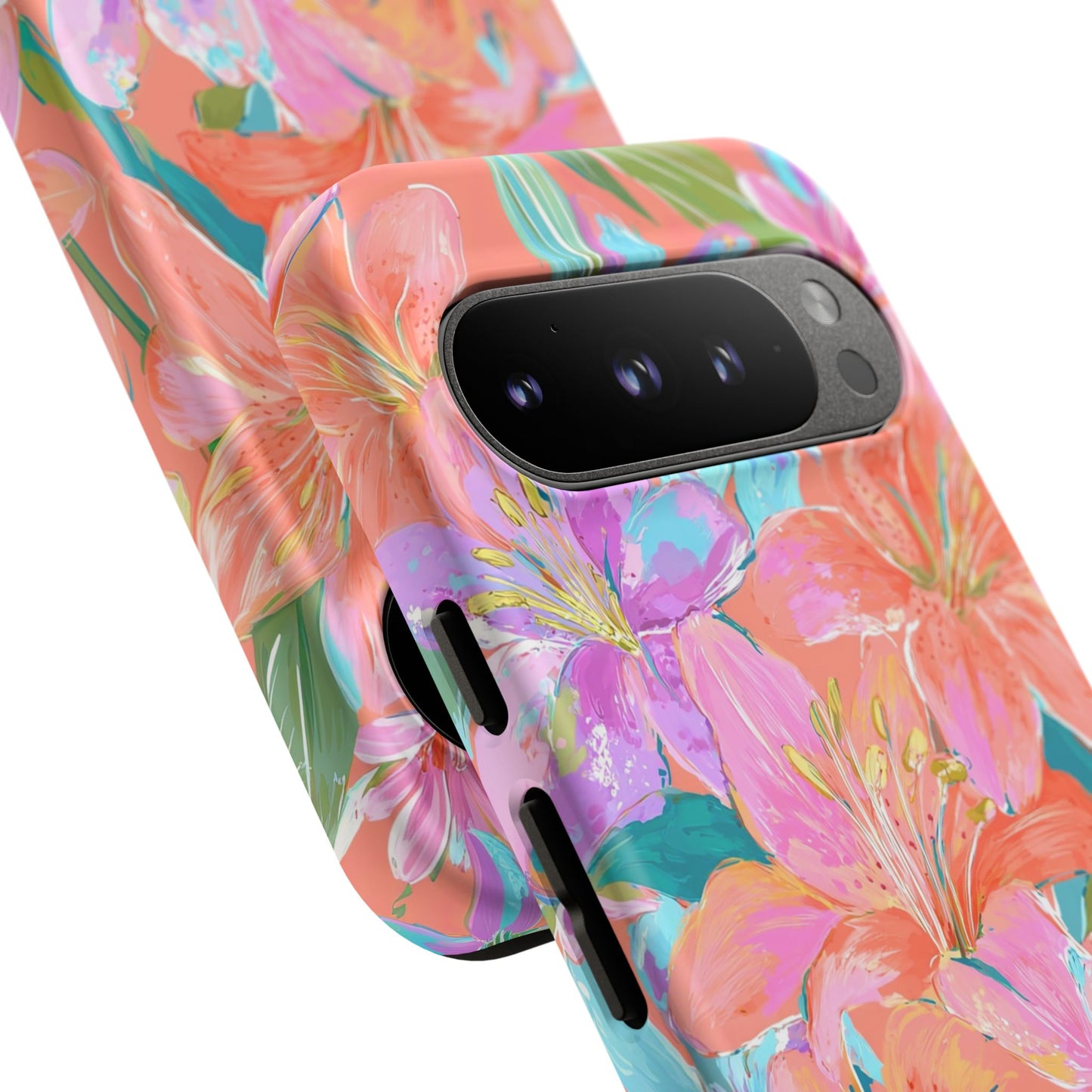 Coral Floral Burst