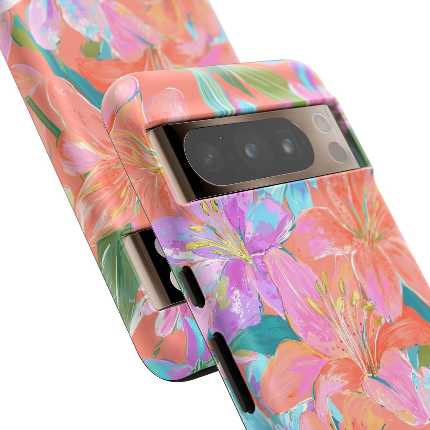 Coral Floral Burst