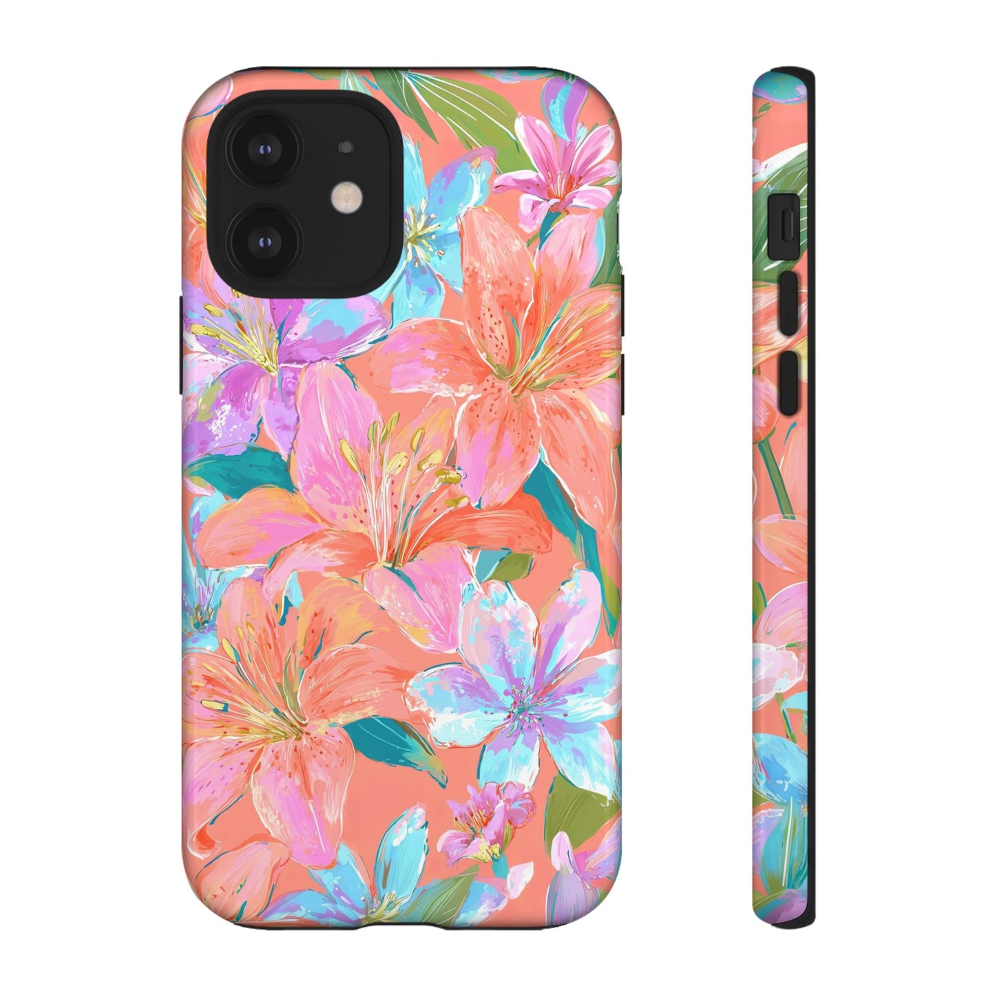 Coral Floral Burst