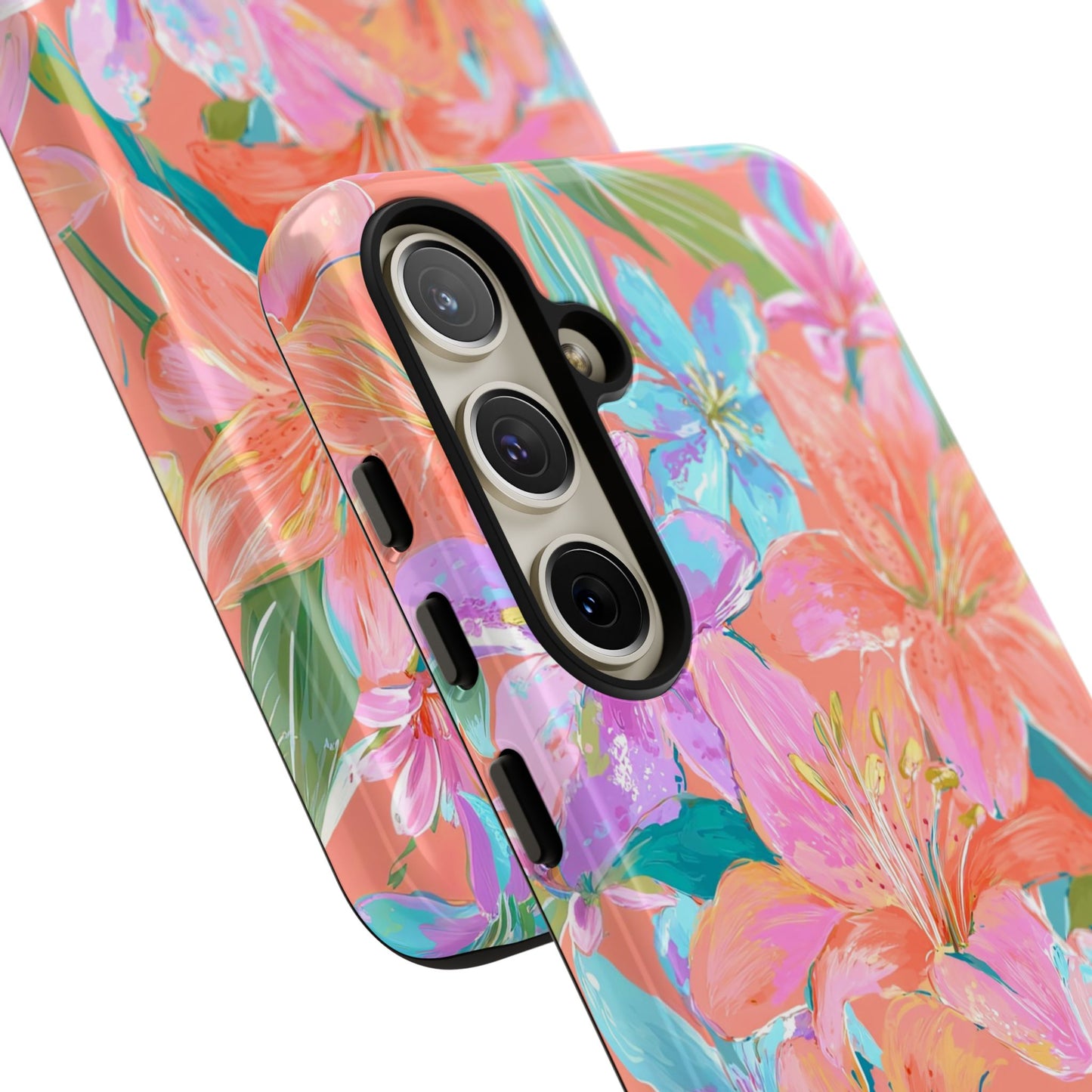 Coral Floral Burst