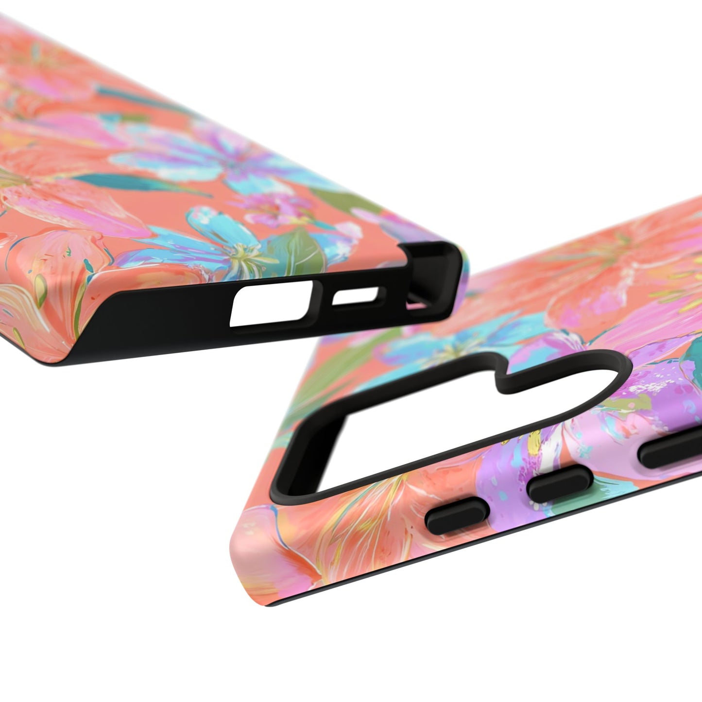 Coral Floral Burst