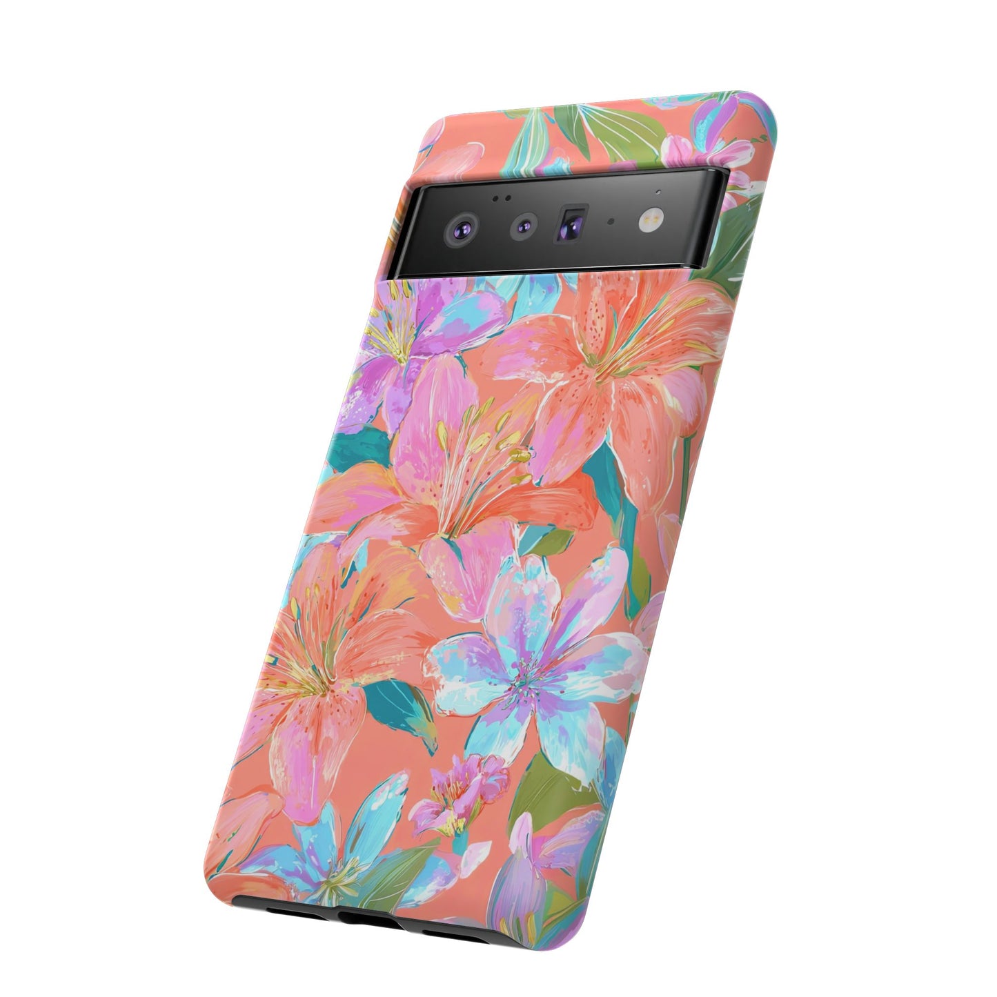 Coral Floral Burst