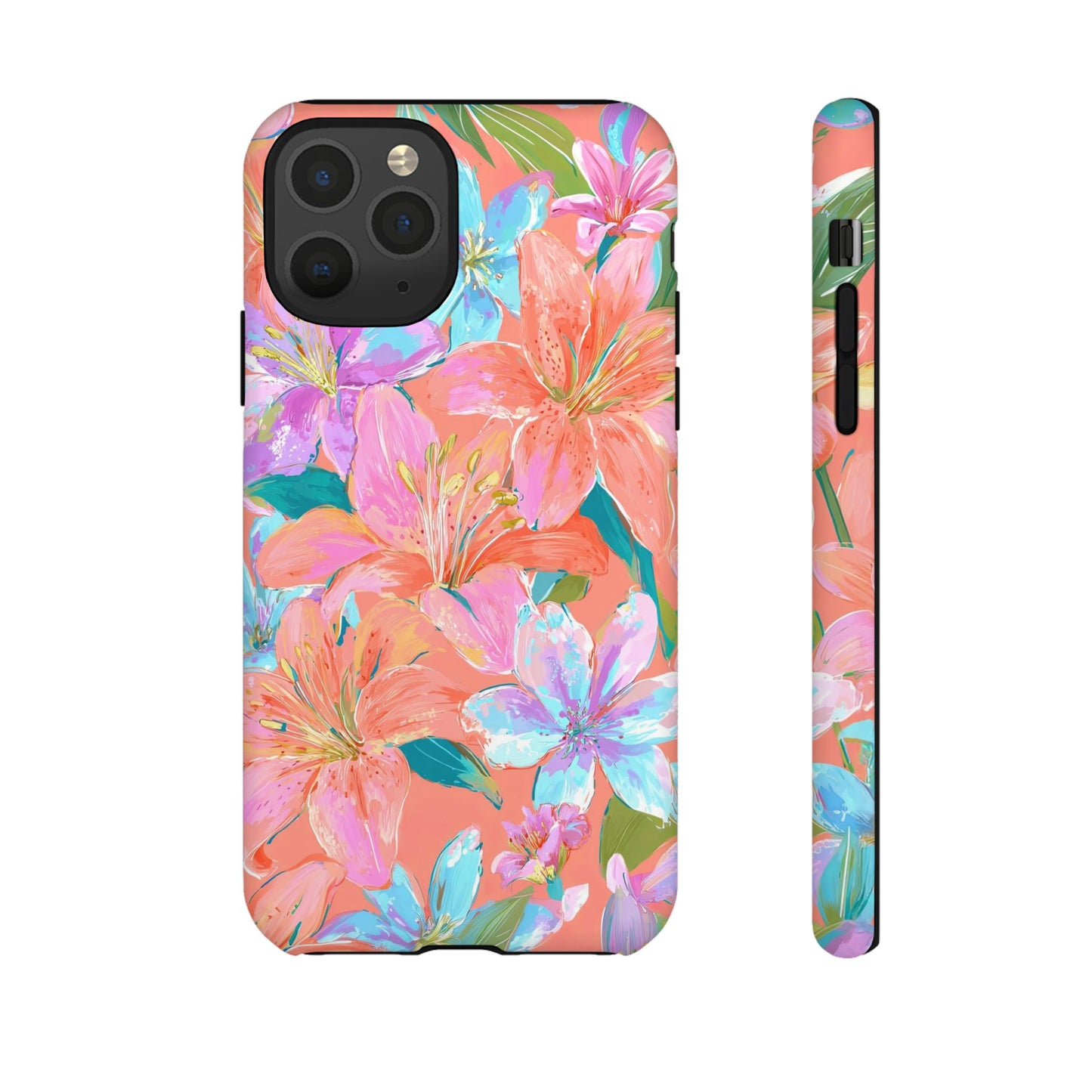 Coral Floral Burst