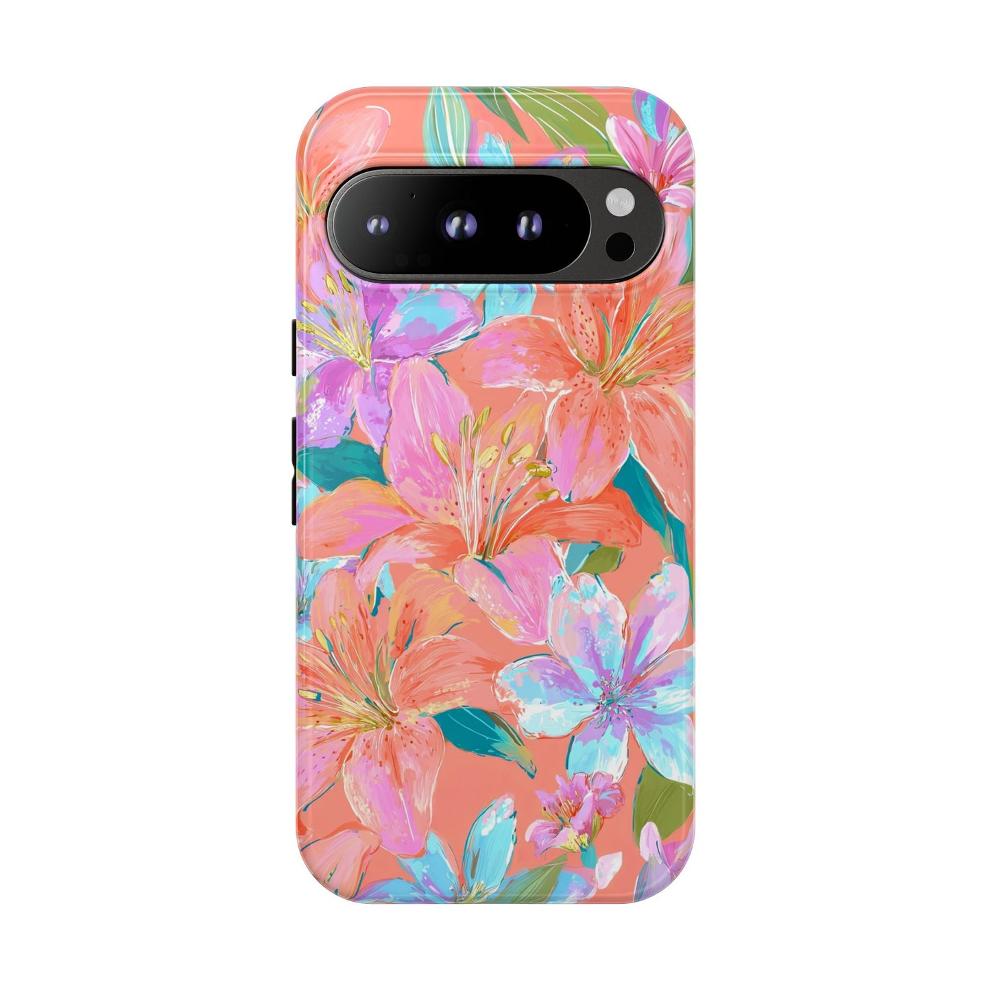 Coral Floral Burst