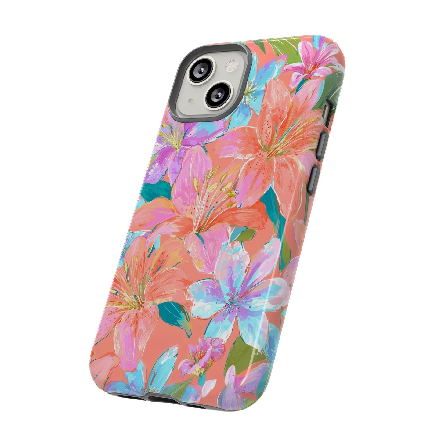 Coral Floral Burst