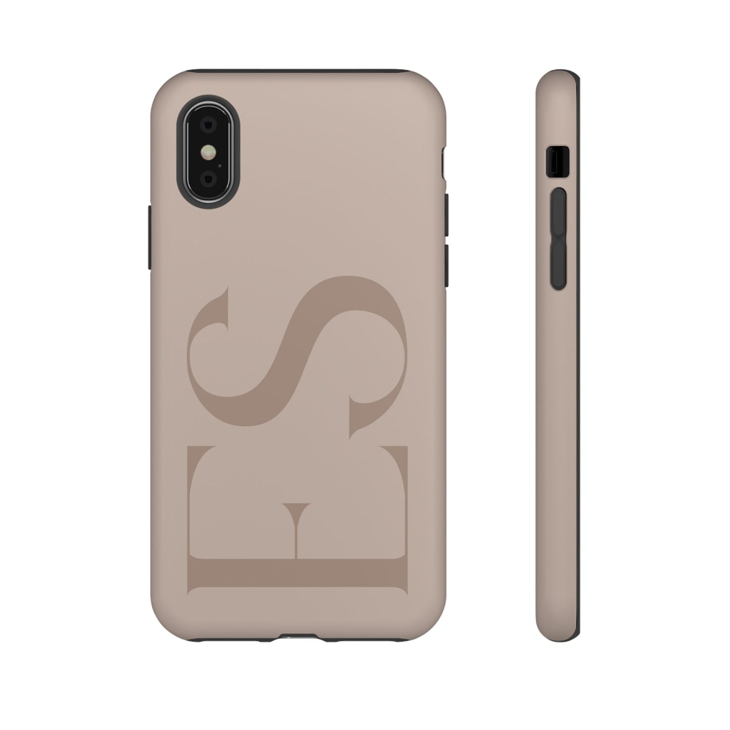 Latte Custom Initials Phone Case