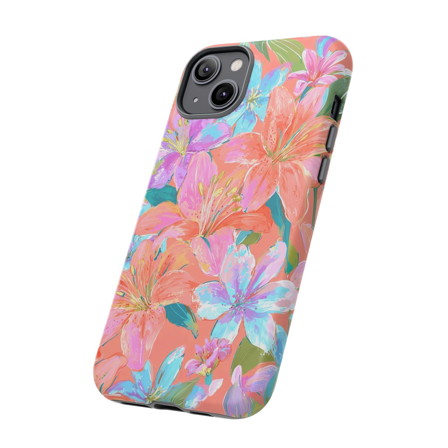 Coral Floral Burst