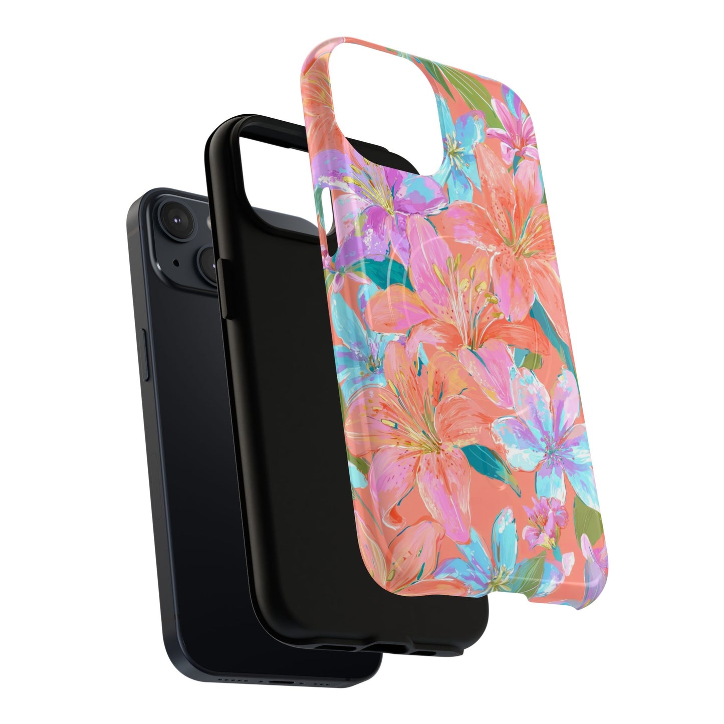 Coral Floral Burst - MagSafe