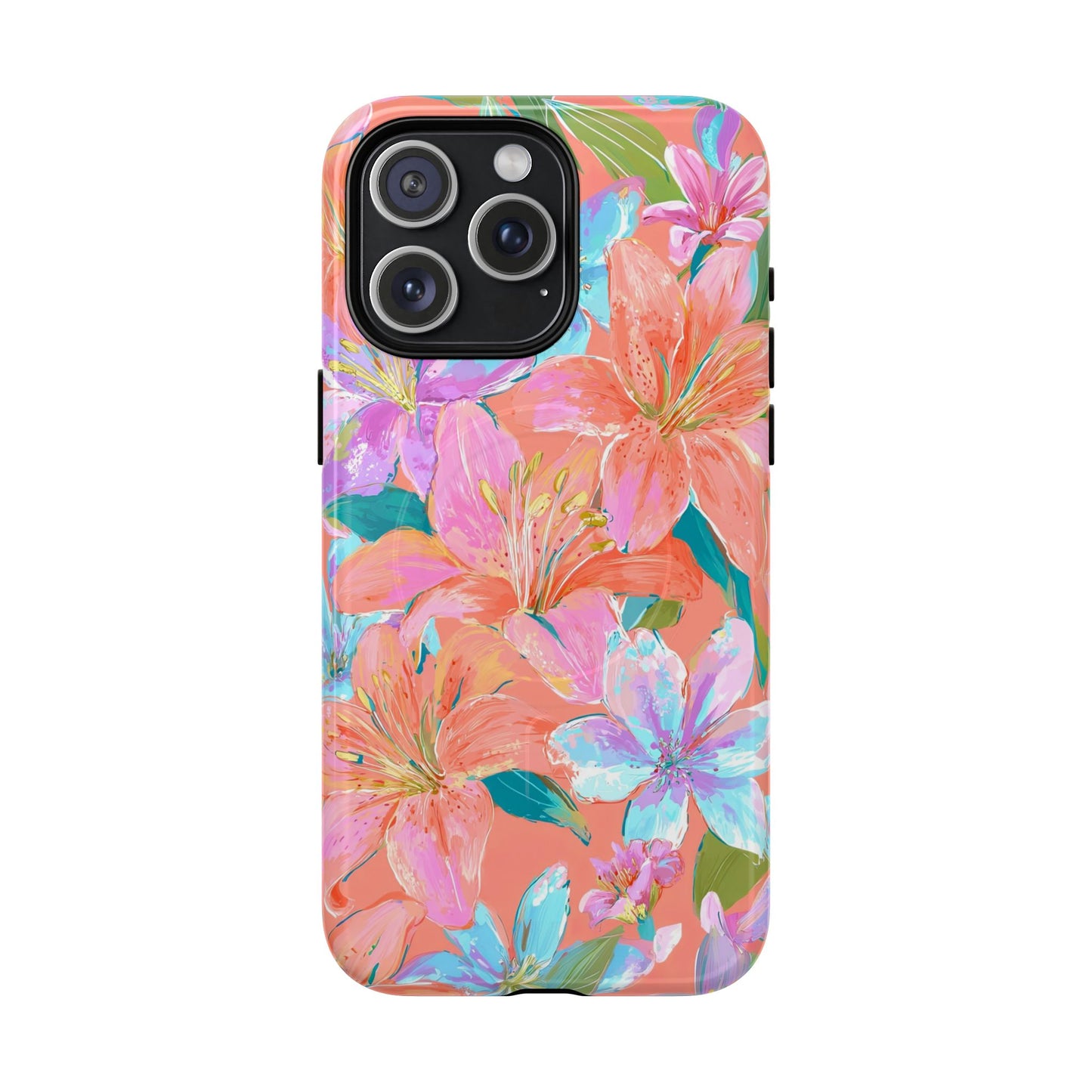 Coral Floral Burst - MagSafe