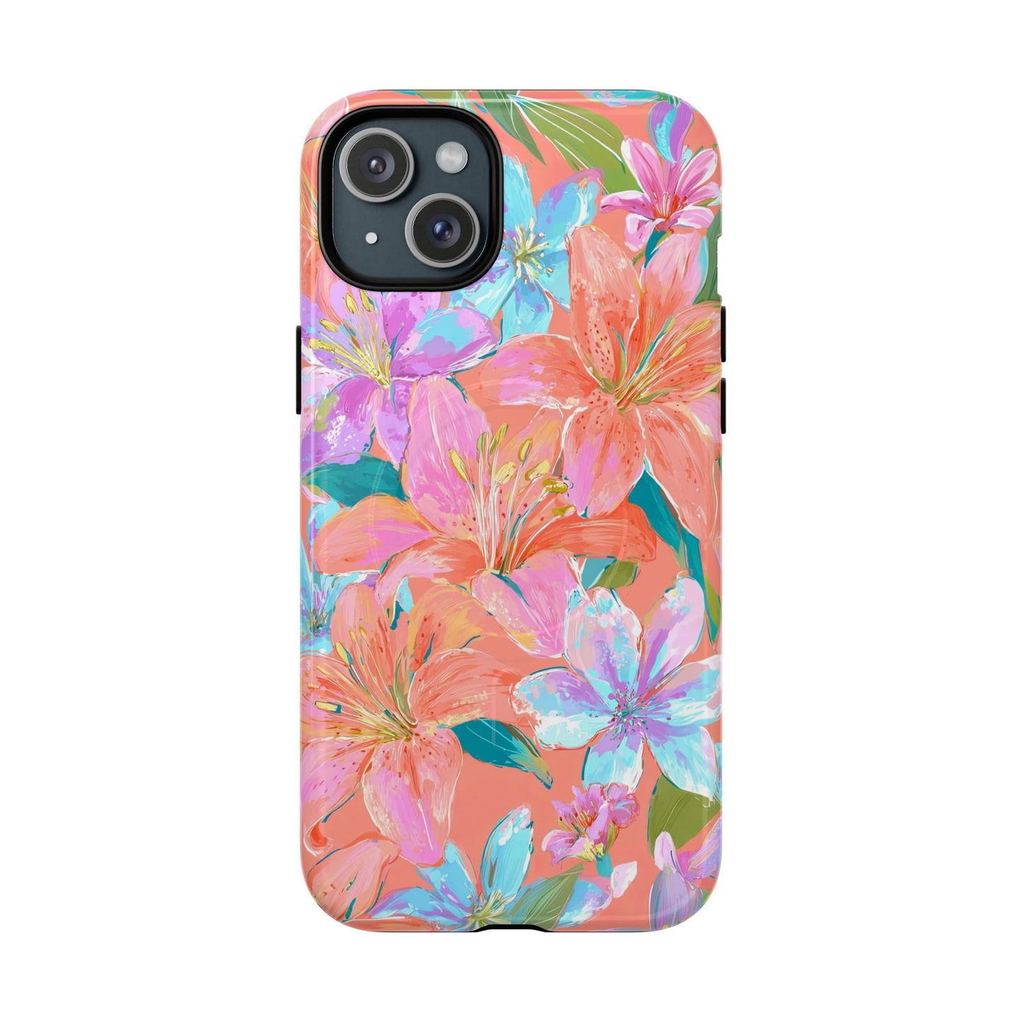 Coral Floral Burst - MagSafe