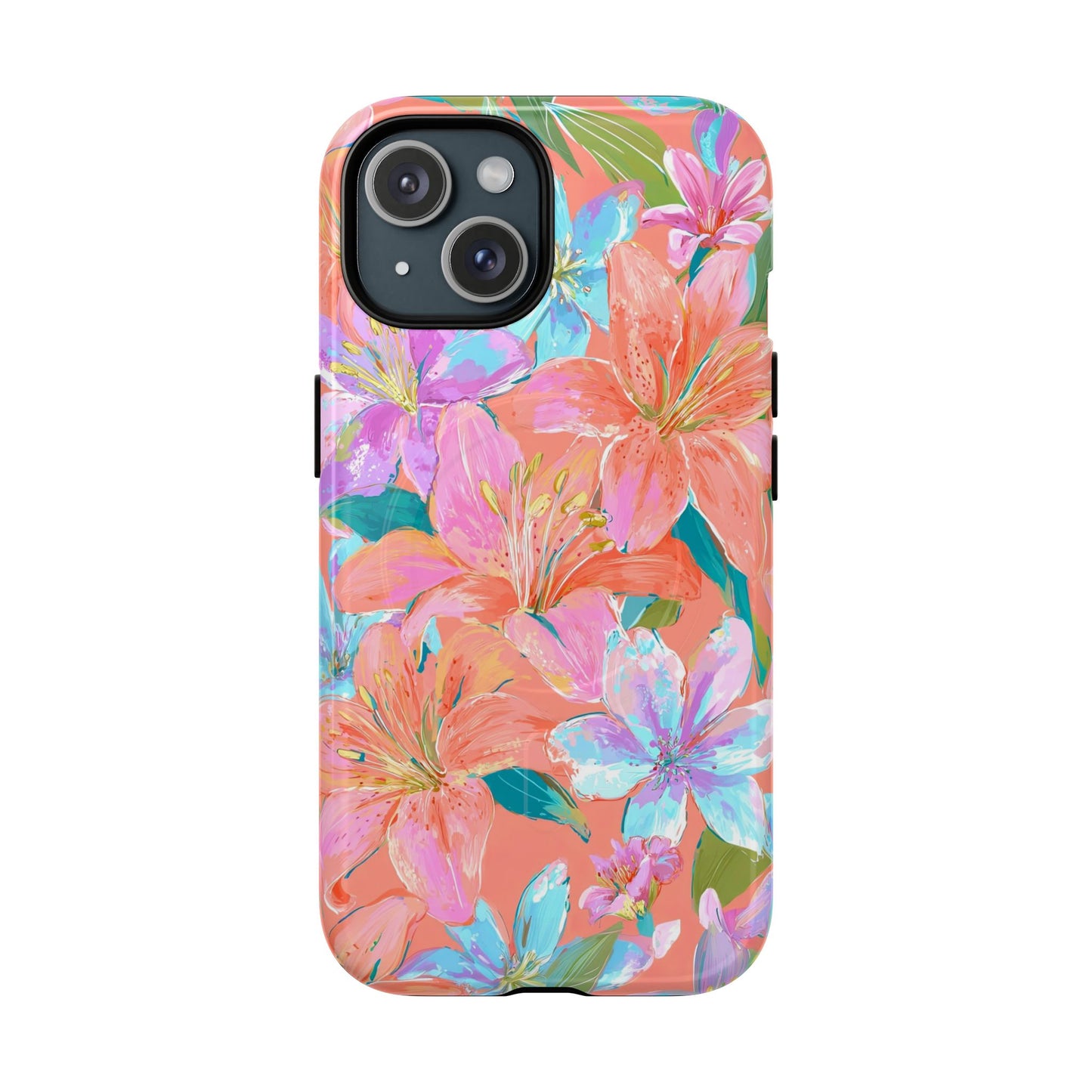 Coral Floral Burst - MagSafe