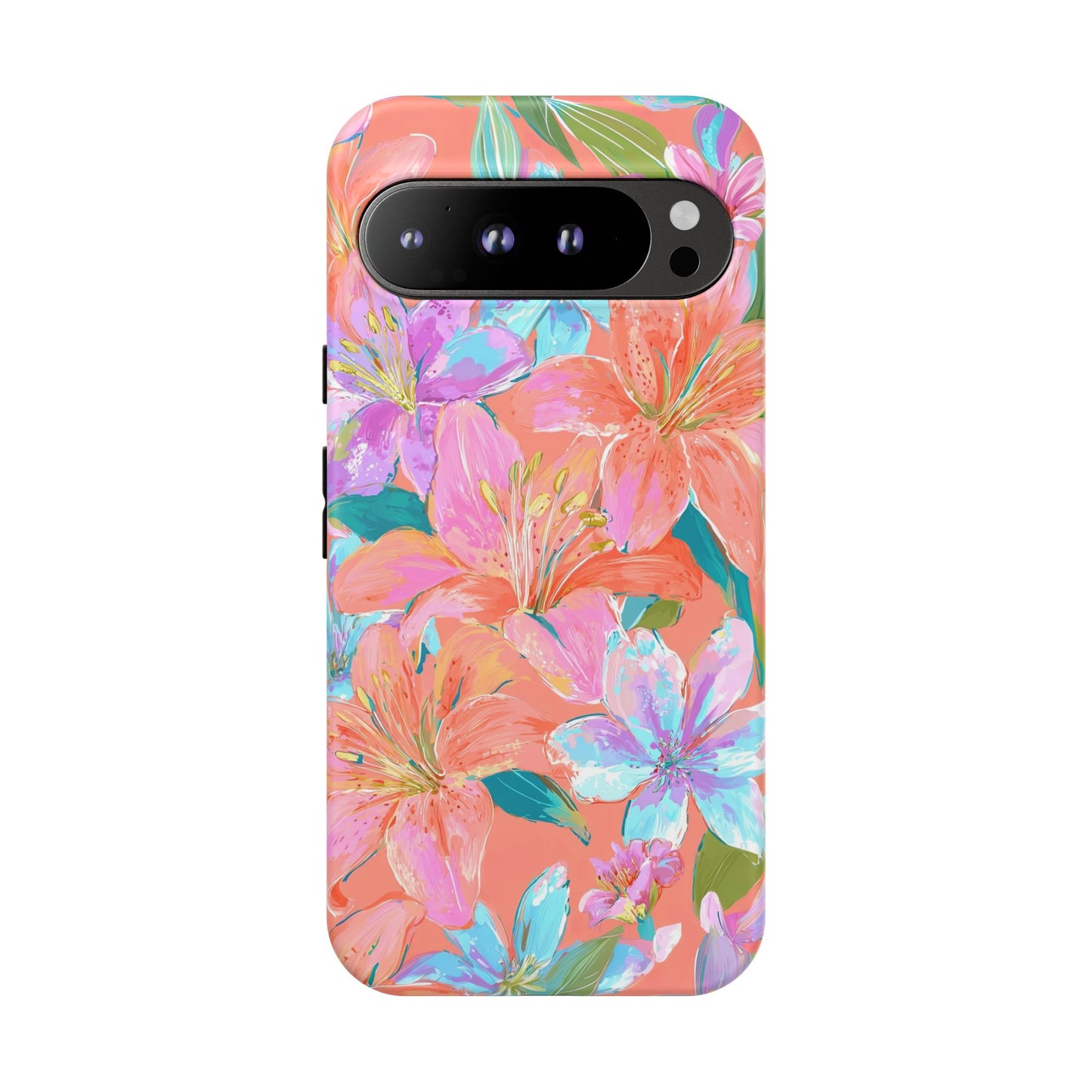 Coral Floral Burst