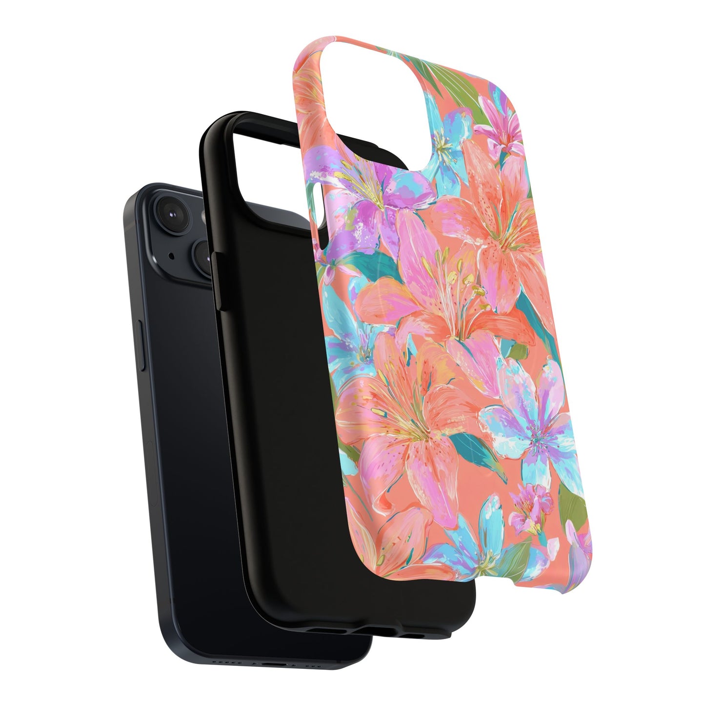 Coral Floral Burst - MagSafe