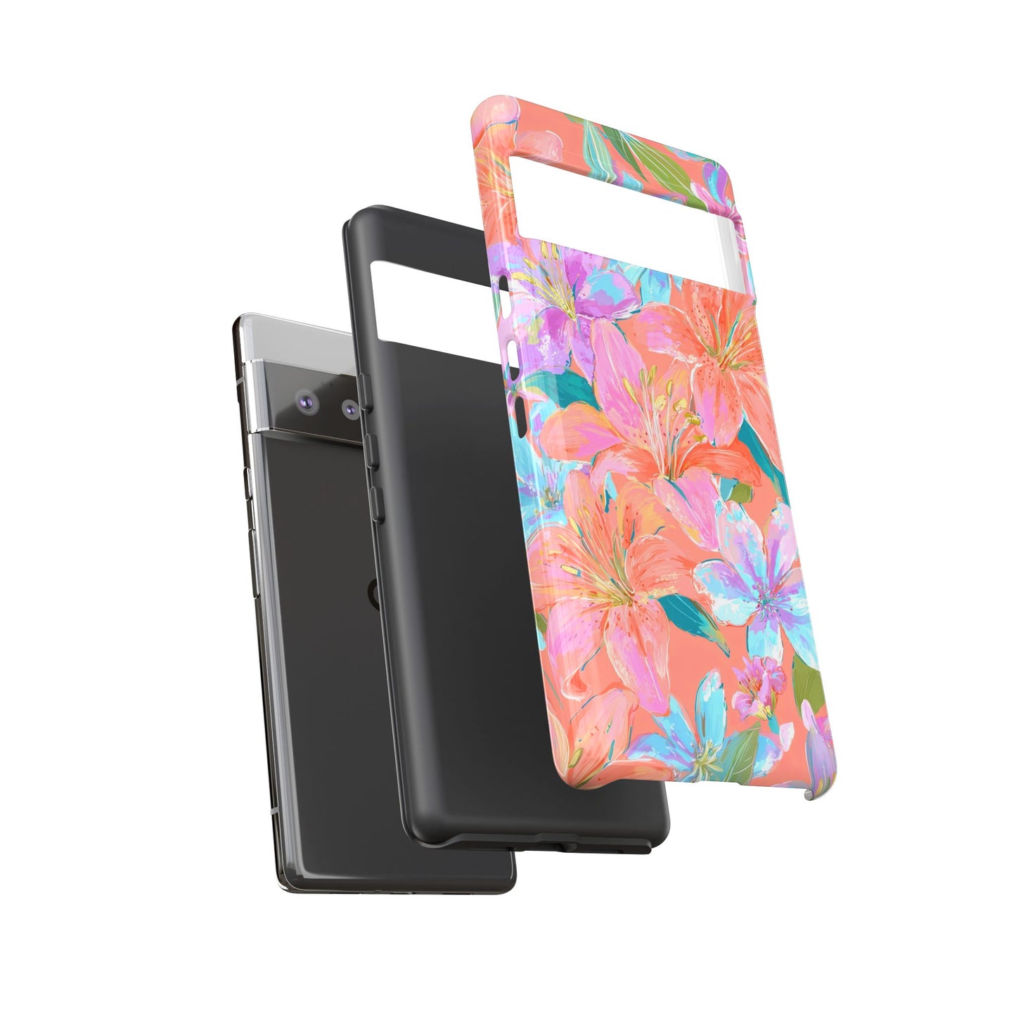 Coral Floral Burst