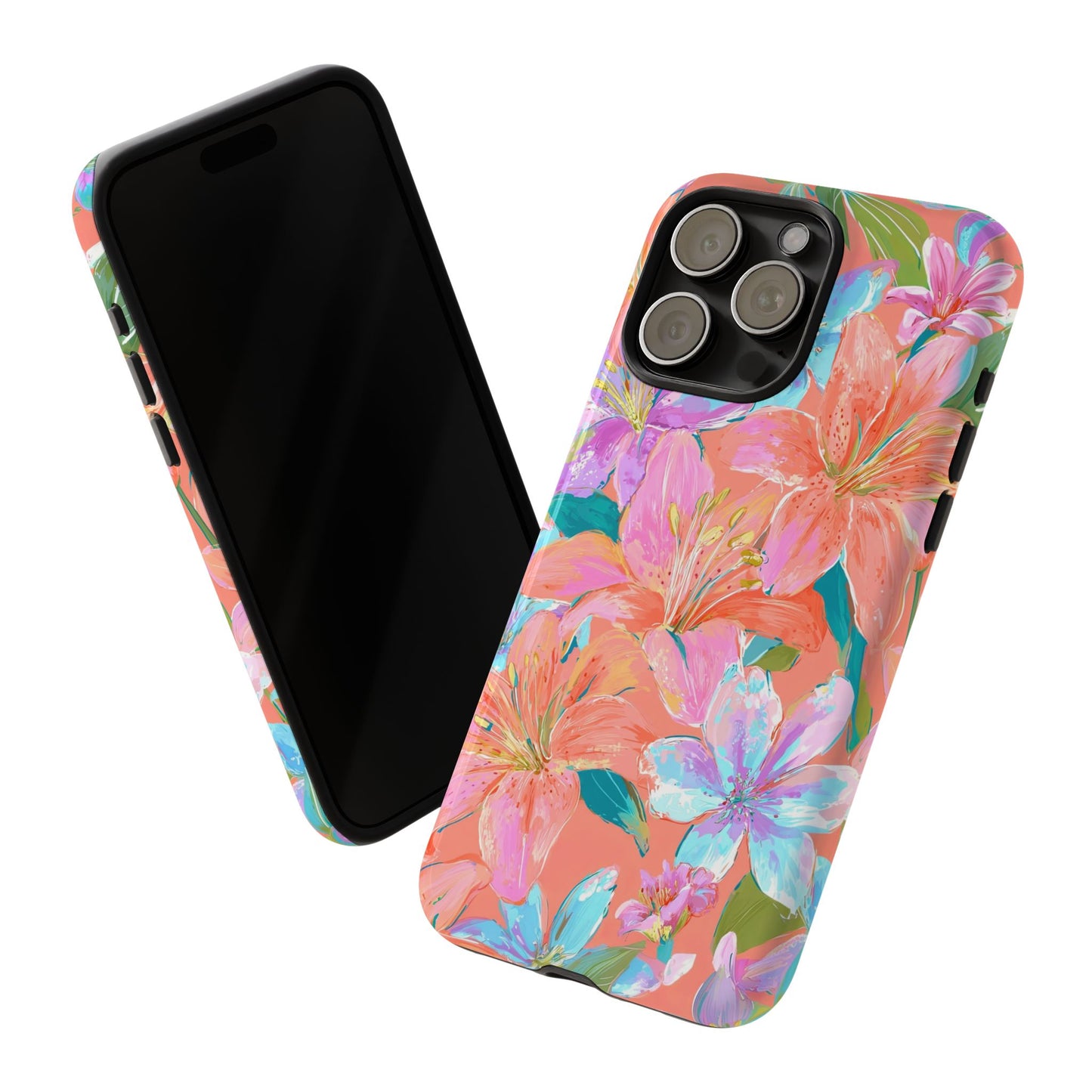 Coral Floral Burst
