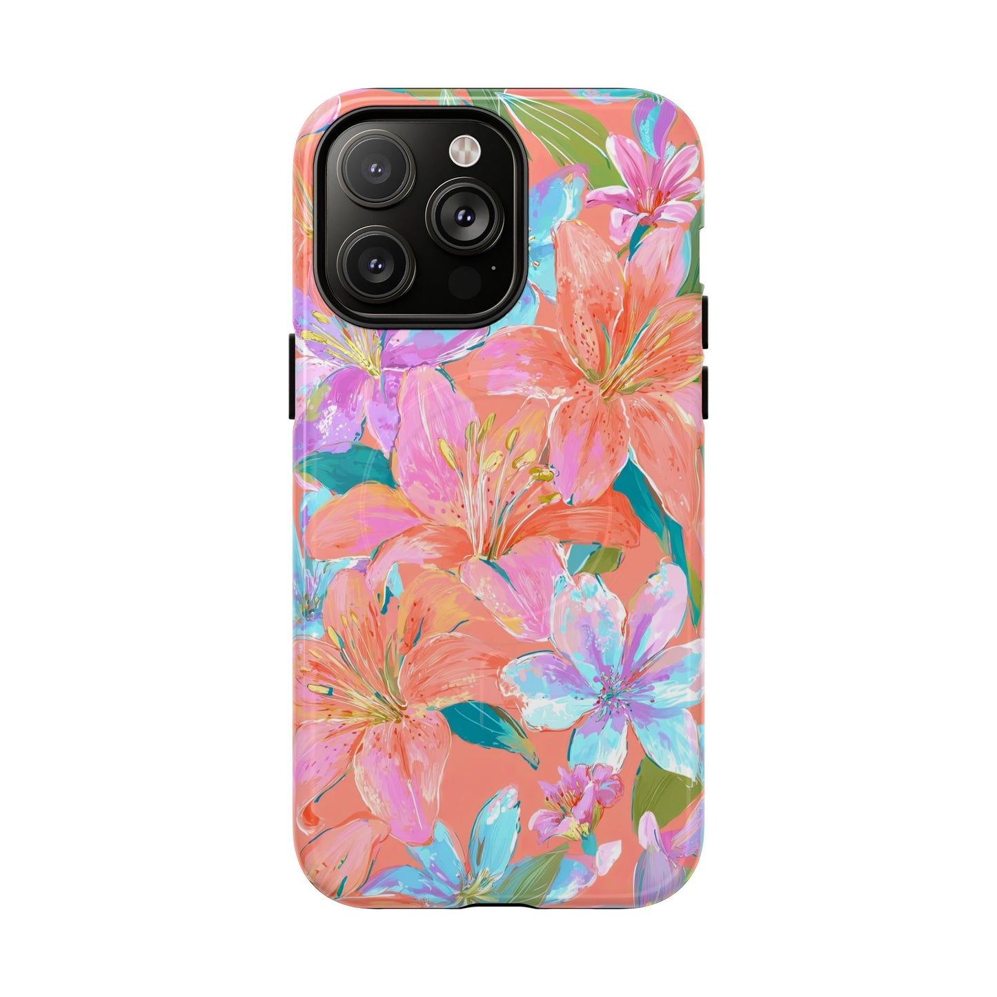 Coral Floral Burst - MagSafe
