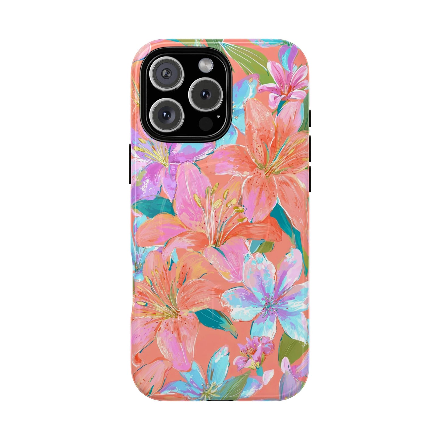 Coral Floral Burst - MagSafe