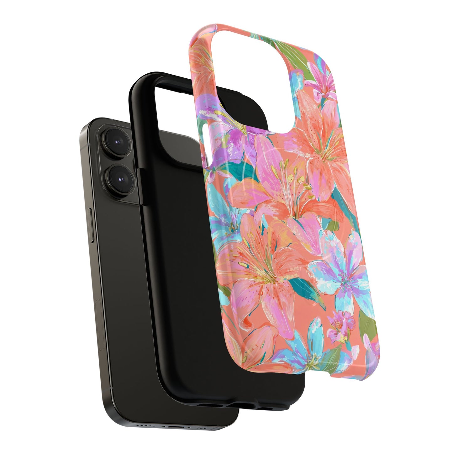 Coral Floral Burst - MagSafe