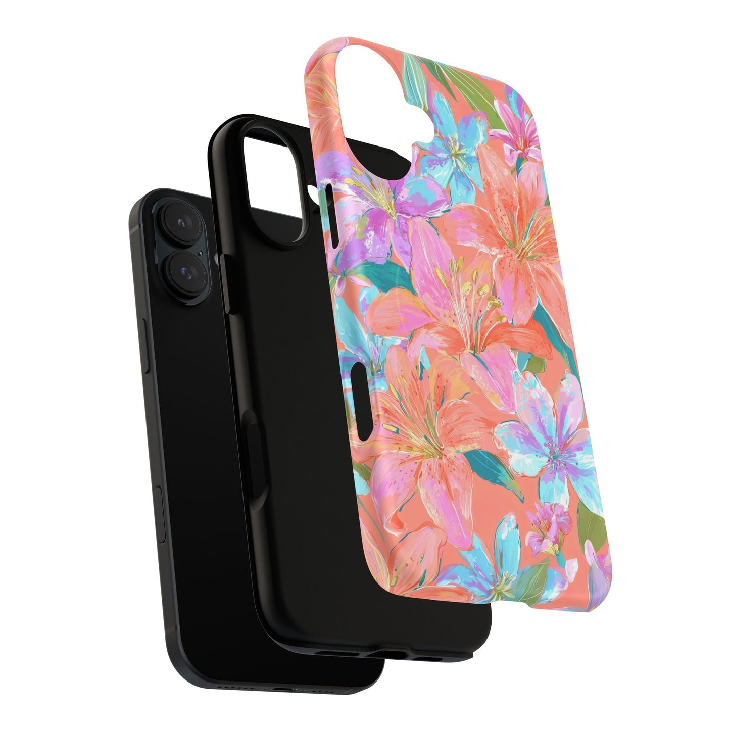 Coral Floral Burst - MagSafe