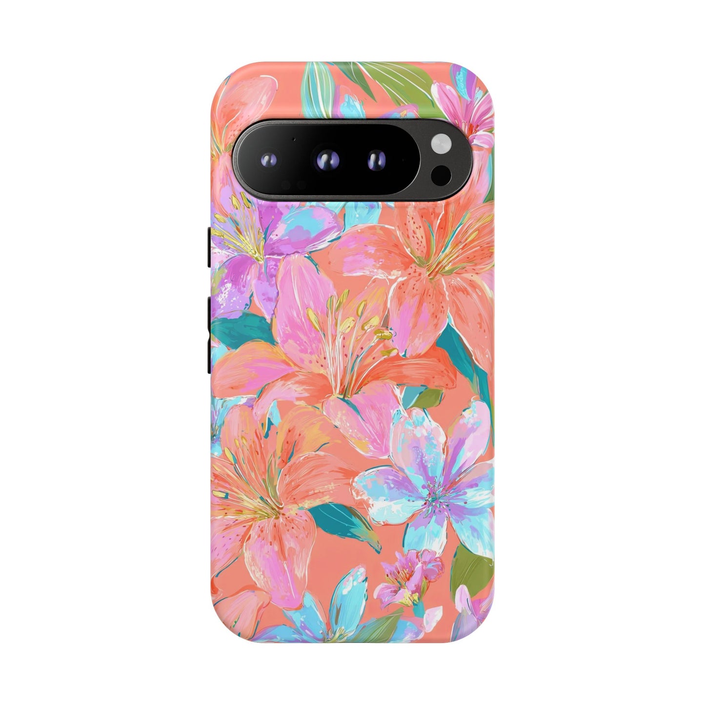 Coral Floral Burst