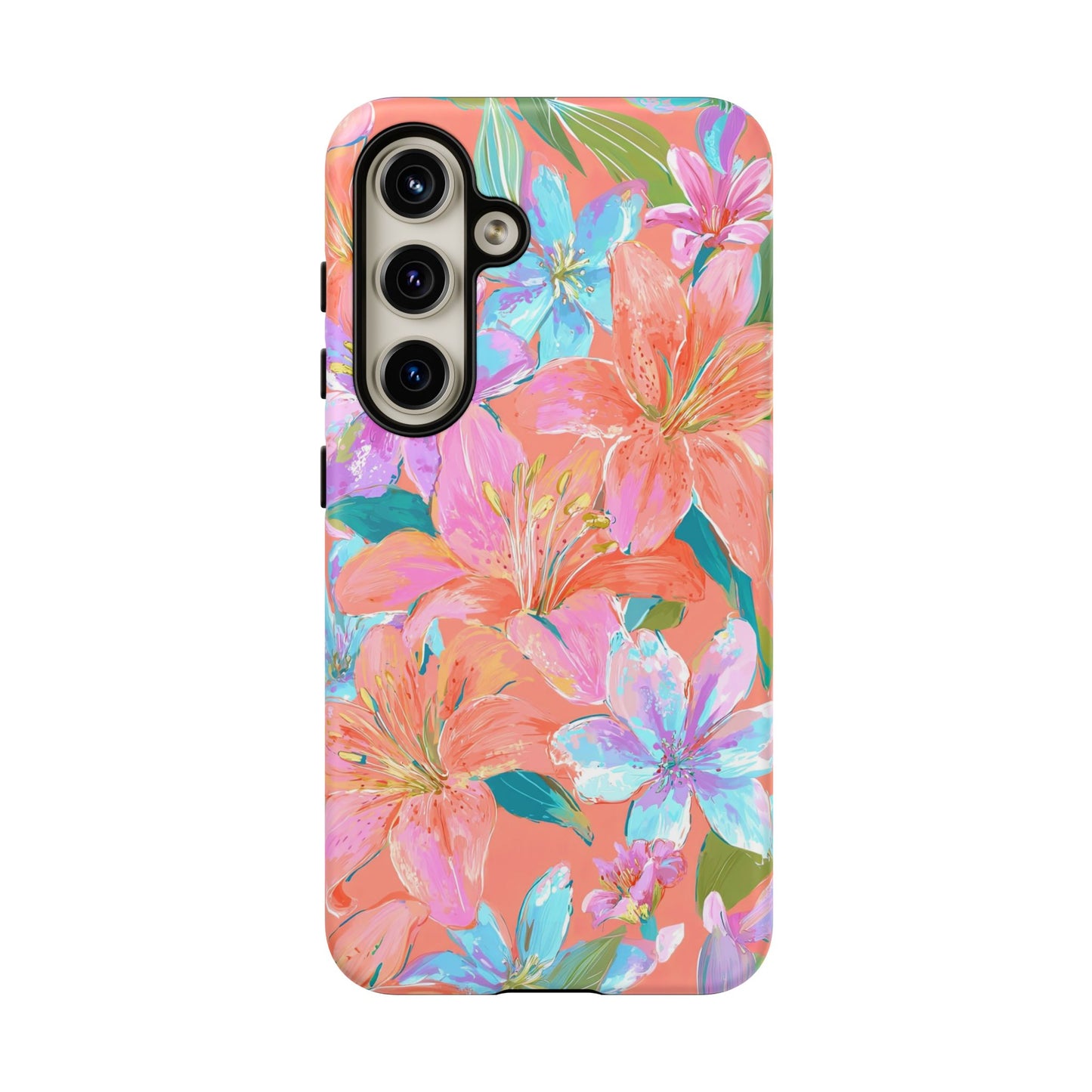 Coral Floral Burst