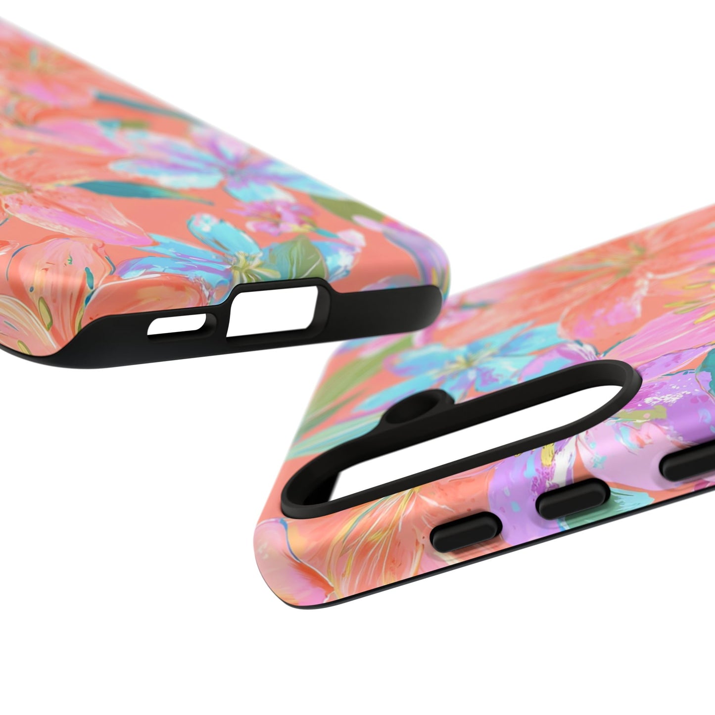 Coral Floral Burst