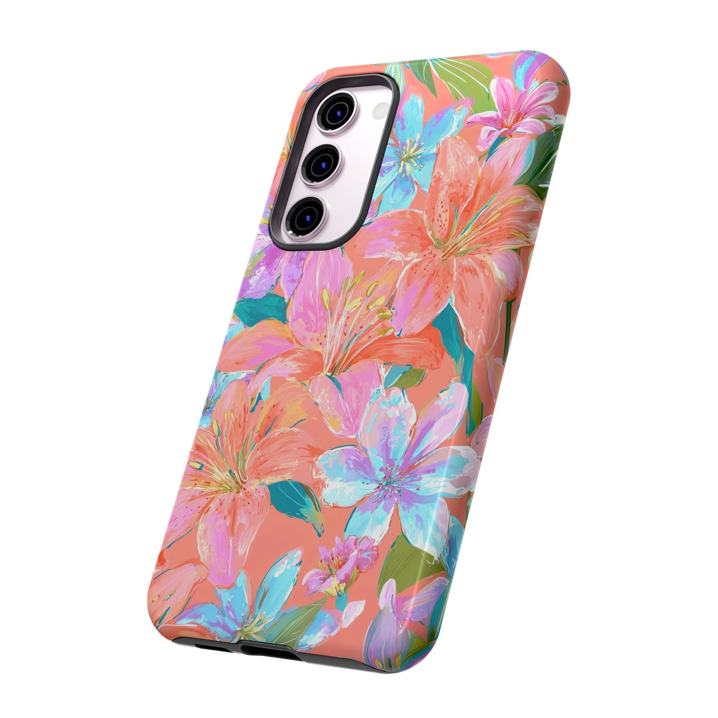 Coral Floral Burst