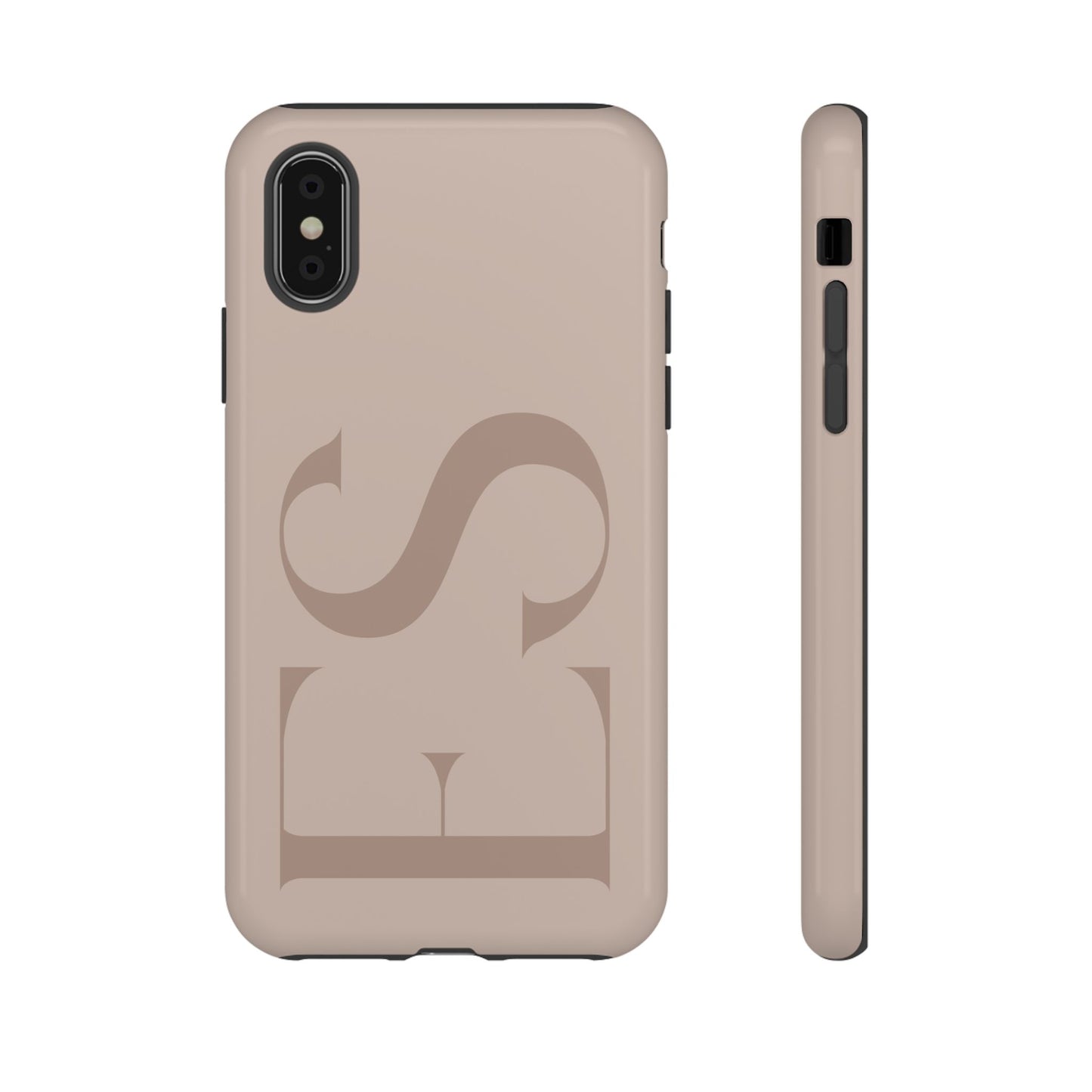 Latte Custom Initials Phone Case