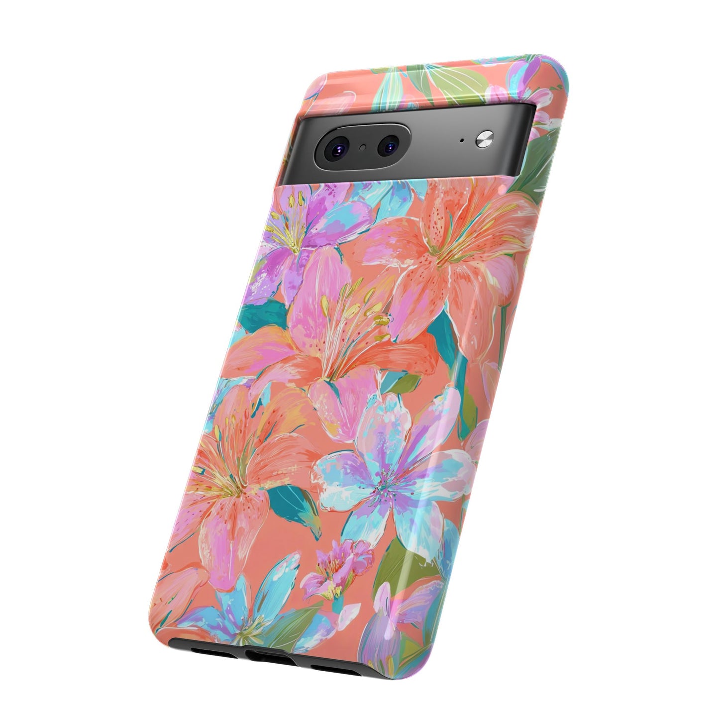 Coral Floral Burst