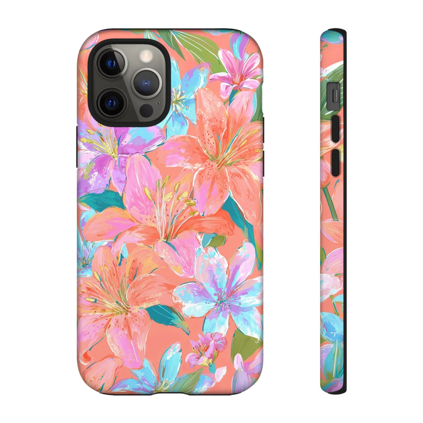 Coral Floral Burst