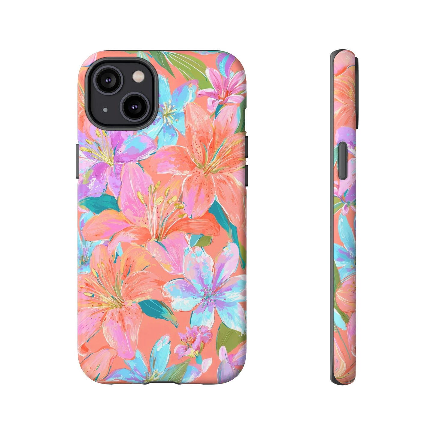 Coral Floral Burst