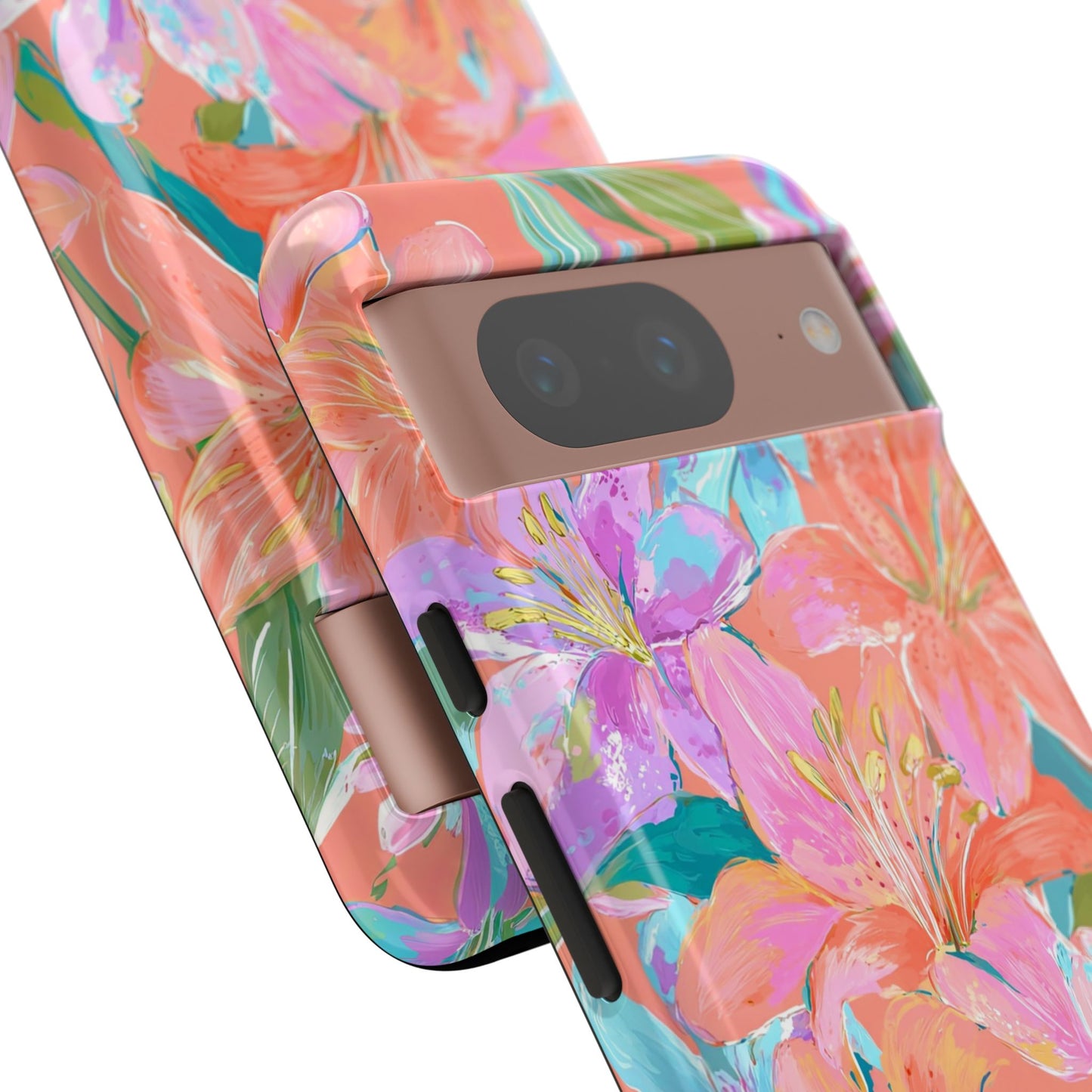 Coral Floral Burst