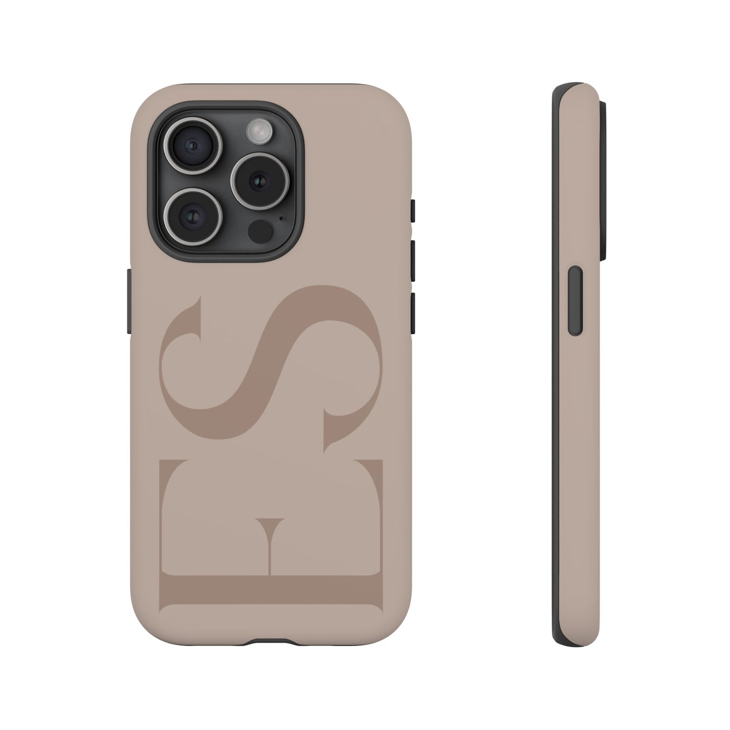 Latte Custom Initials Phone Case