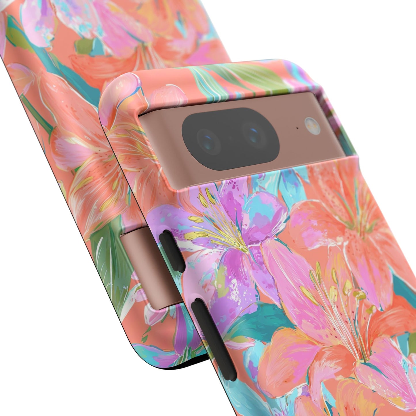 Coral Floral Burst