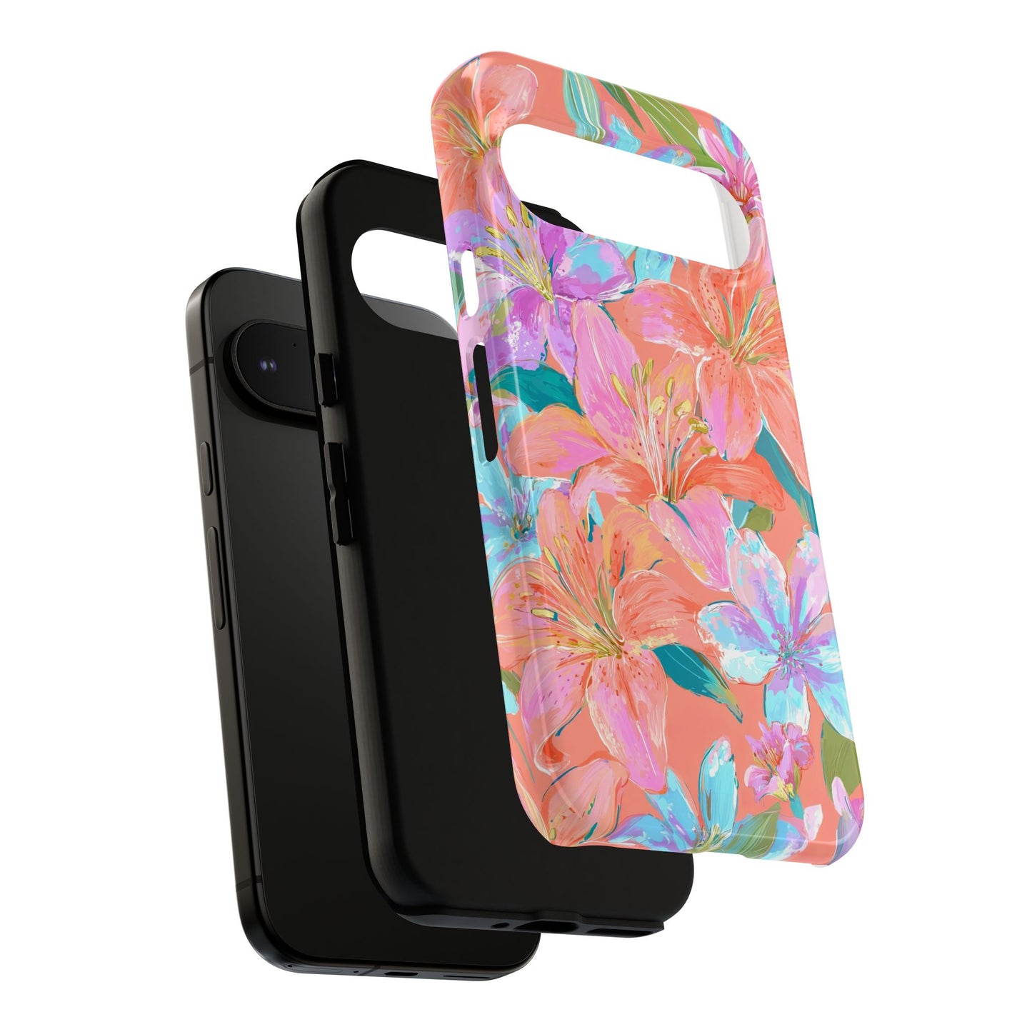 Coral Floral Burst