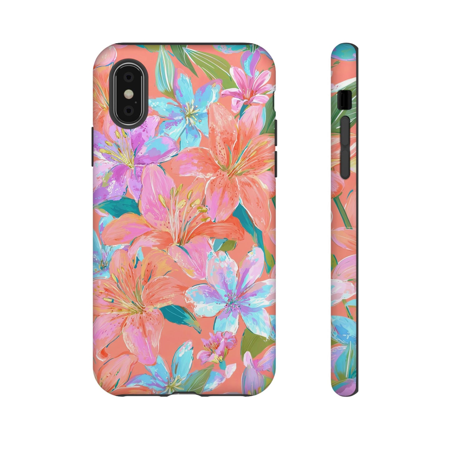 Coral Floral Burst