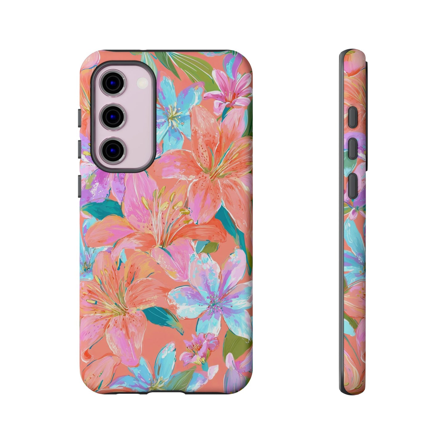 Coral Floral Burst