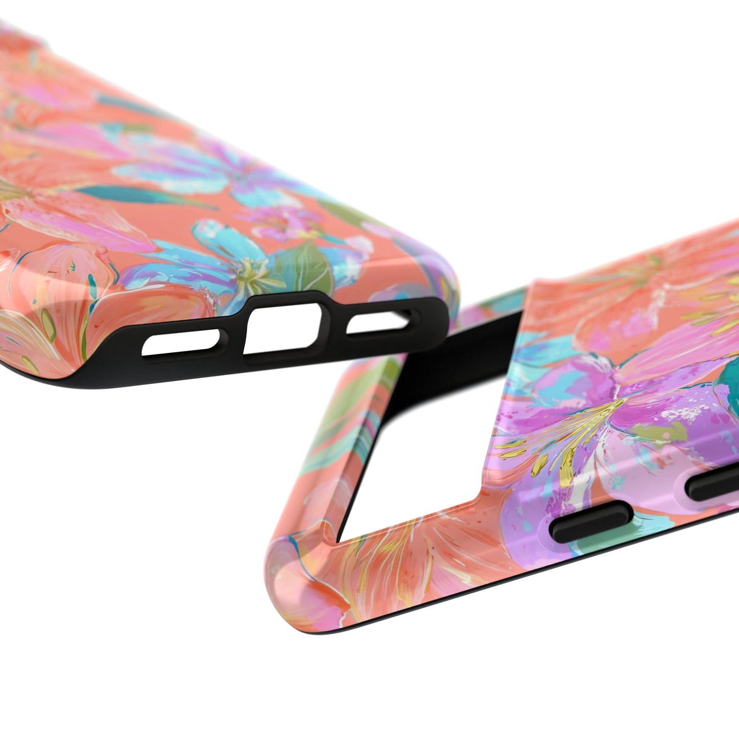 Coral Floral Burst