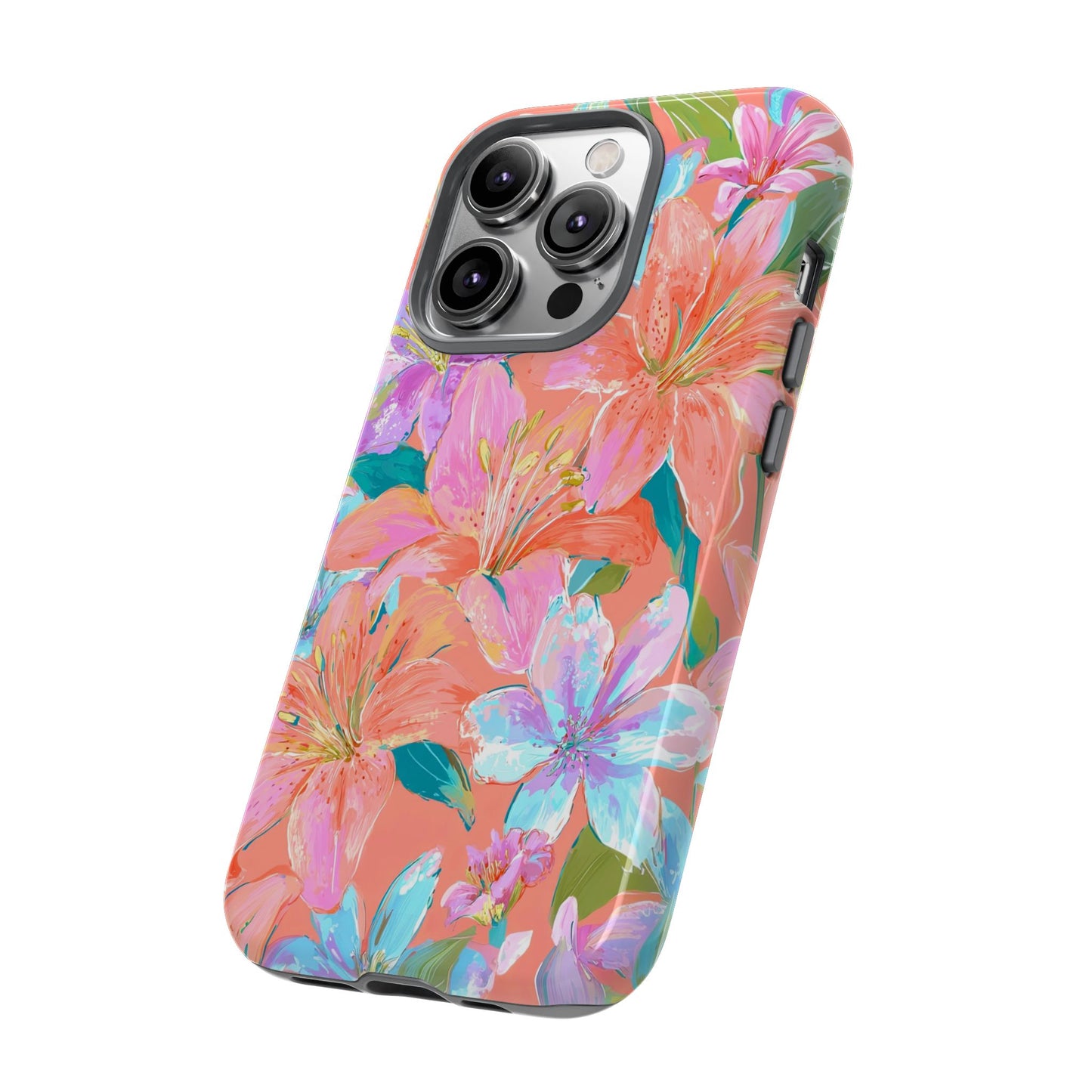 Coral Floral Burst