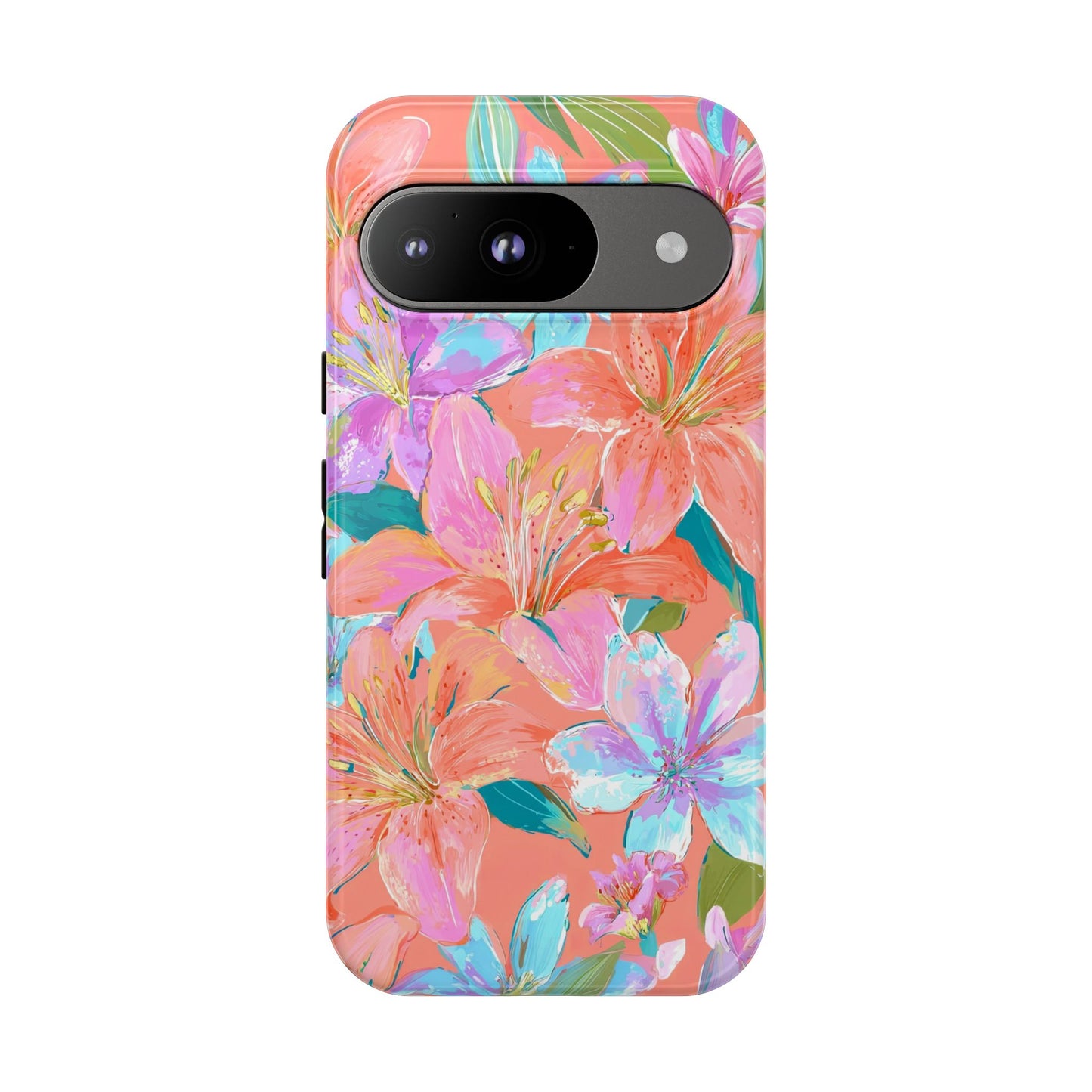 Coral Floral Burst
