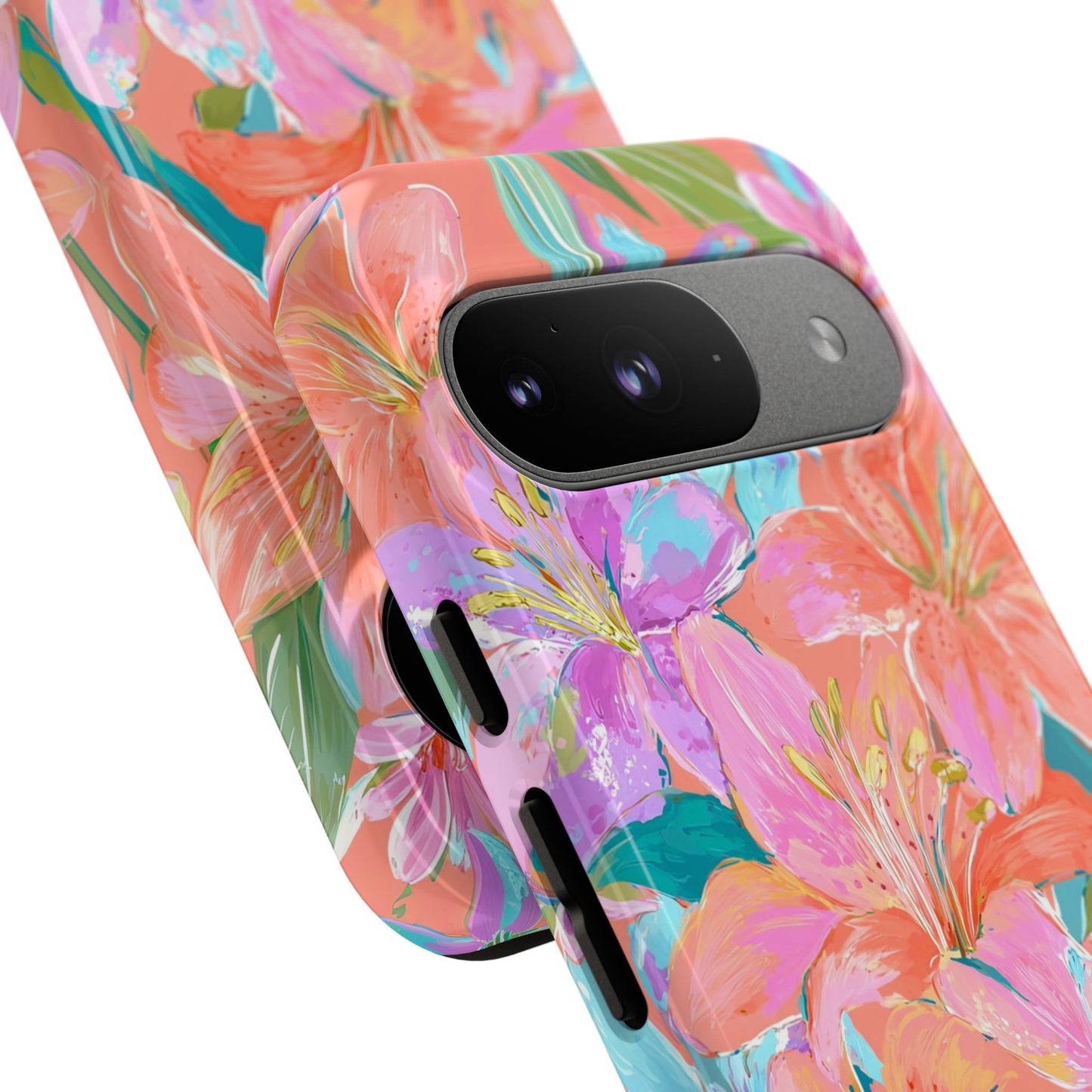 Coral Floral Burst