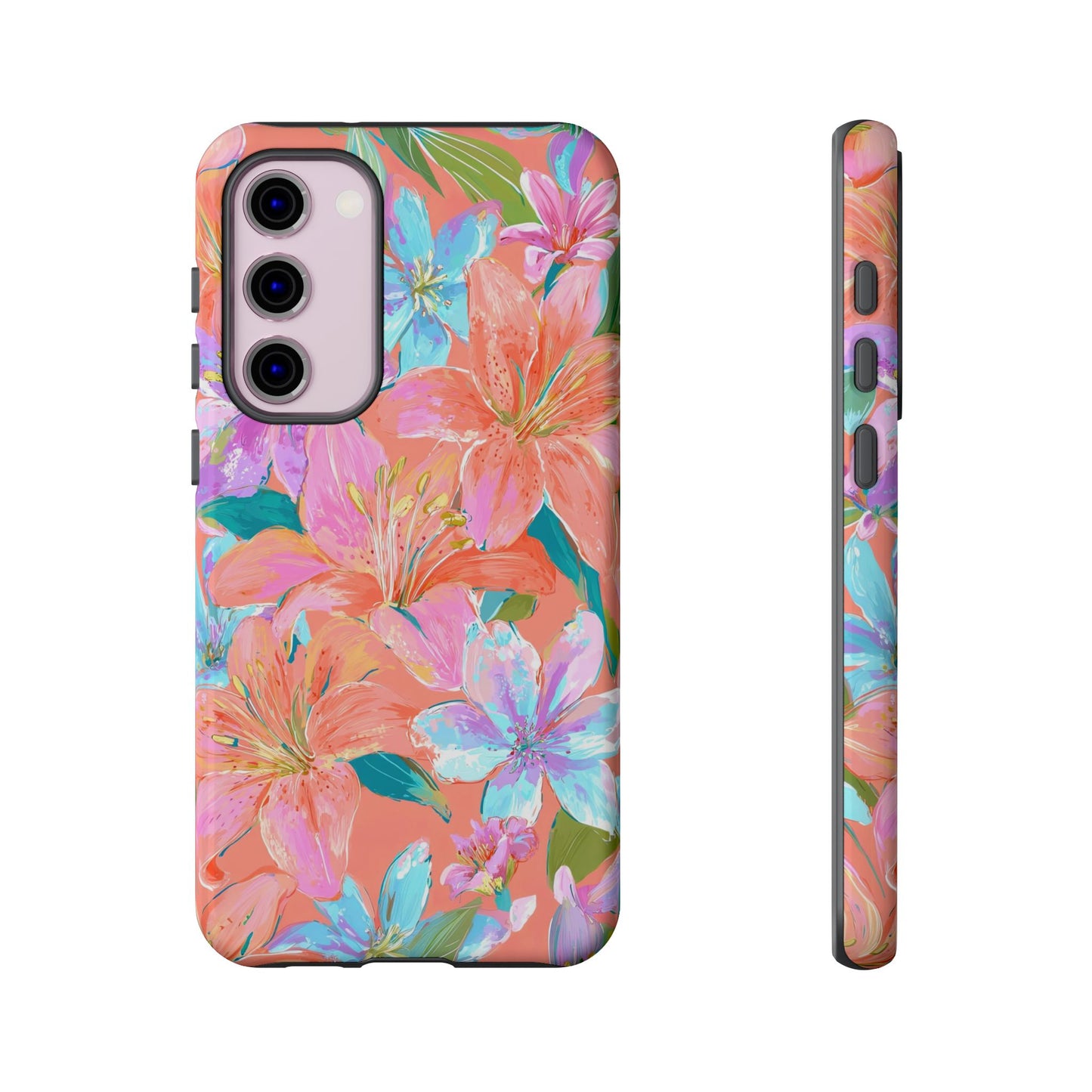 Coral Floral Burst