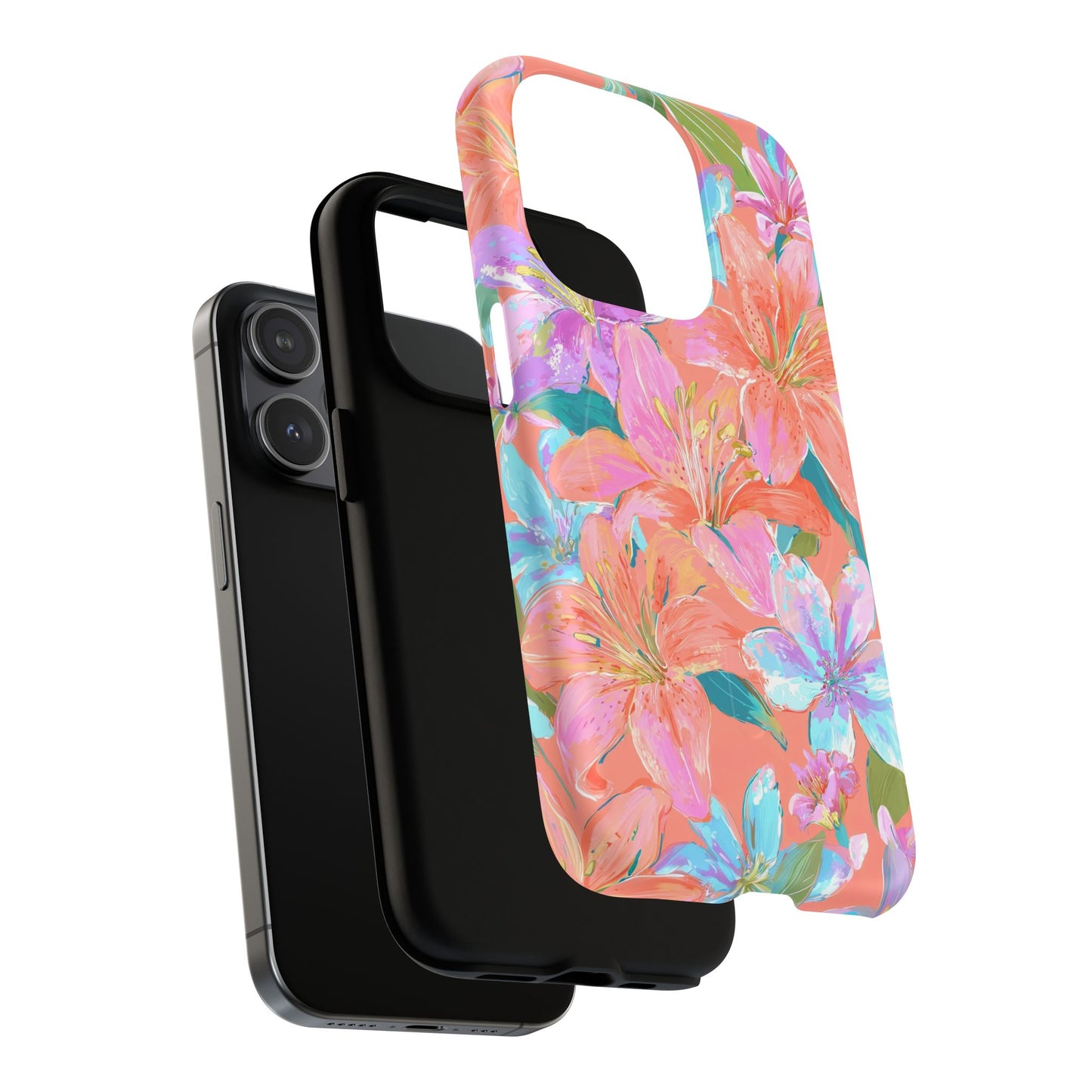 Coral Floral Burst - MagSafe
