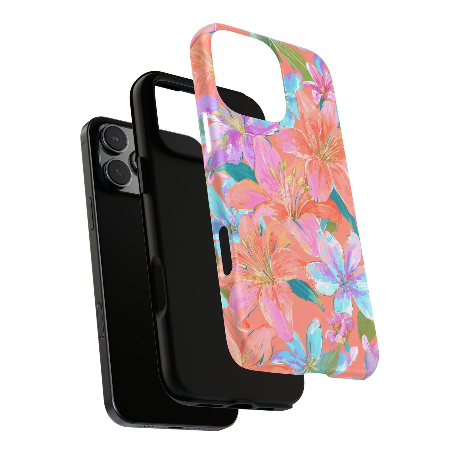 Coral Floral Burst