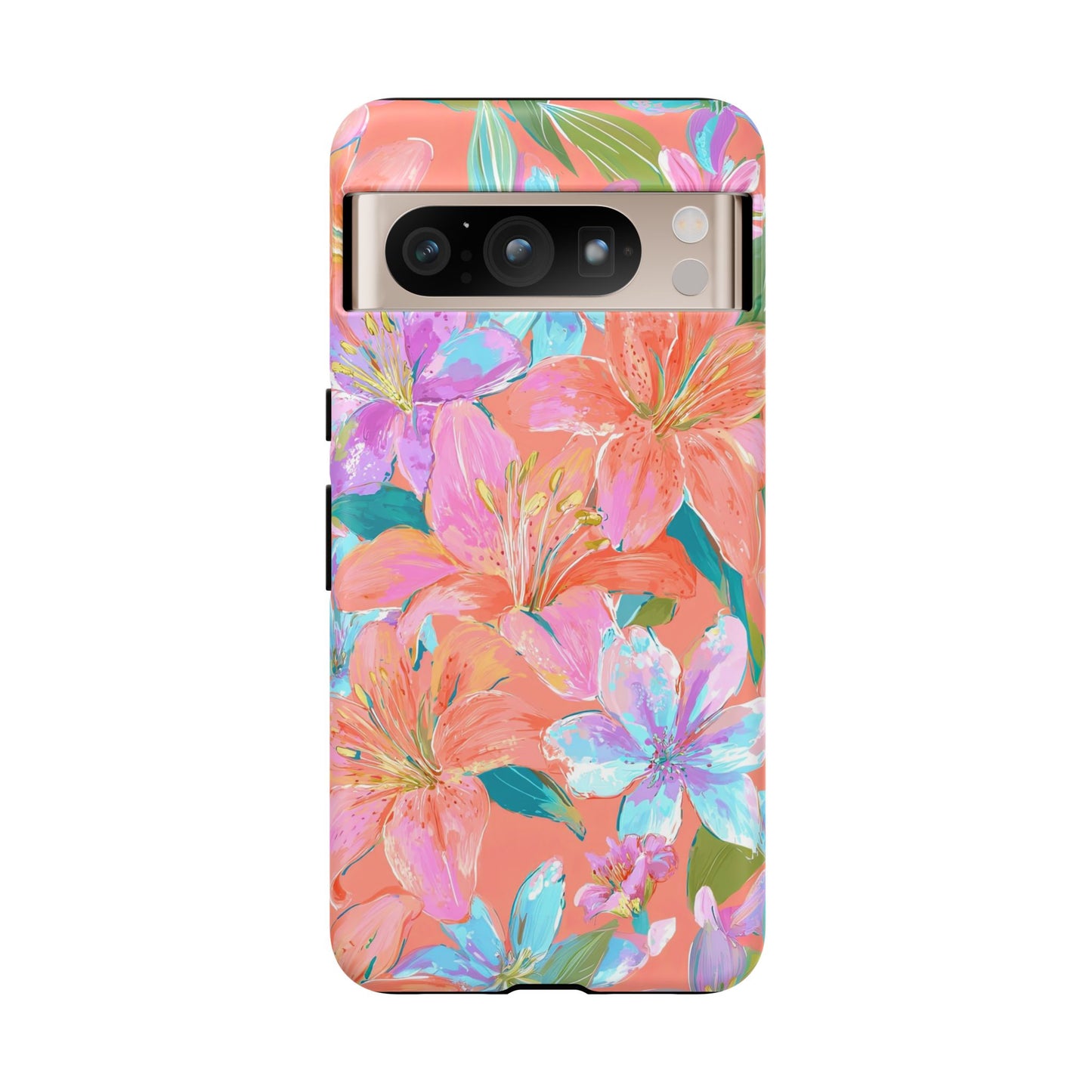 Coral Floral Burst