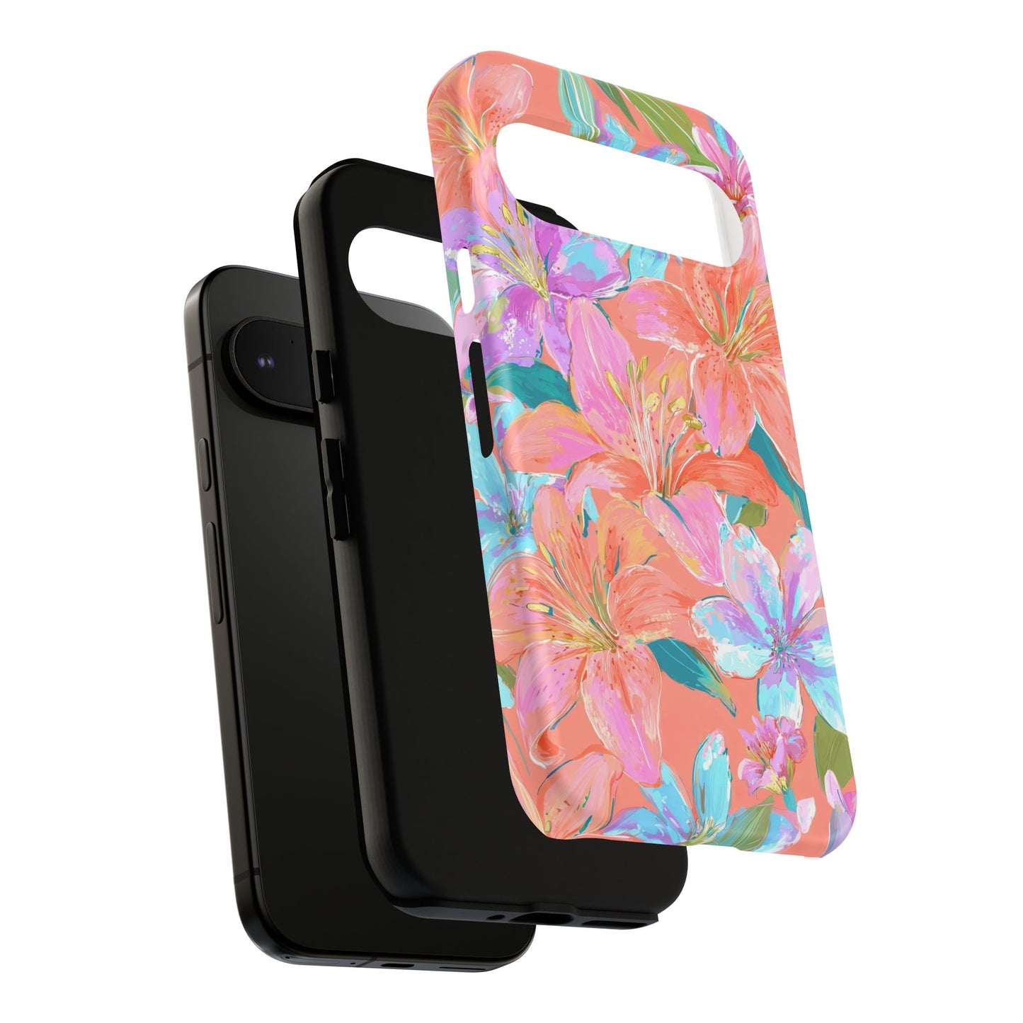 Coral Floral Burst